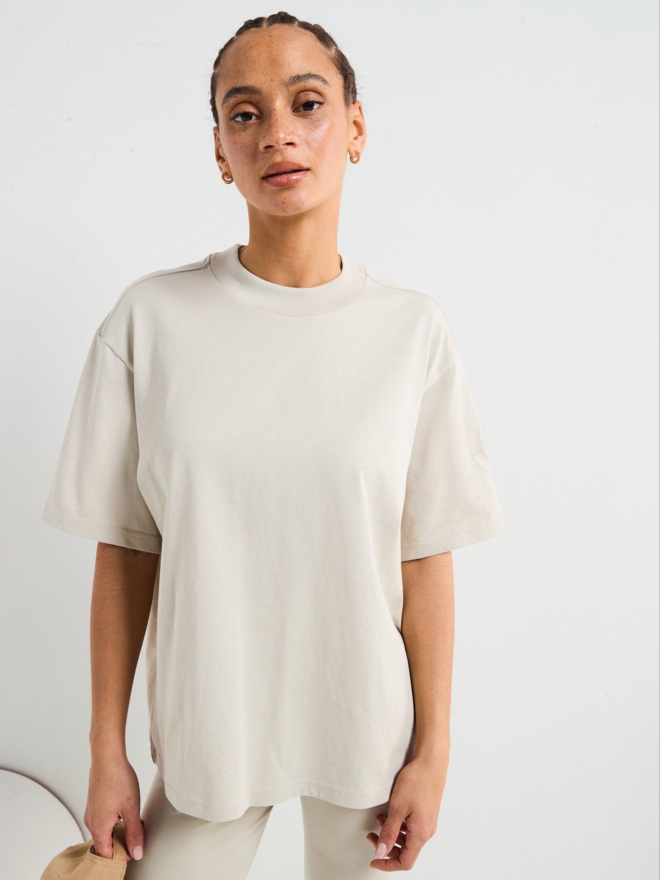 undefined Womens Essentials Boyfriend T-Shirt - Grey