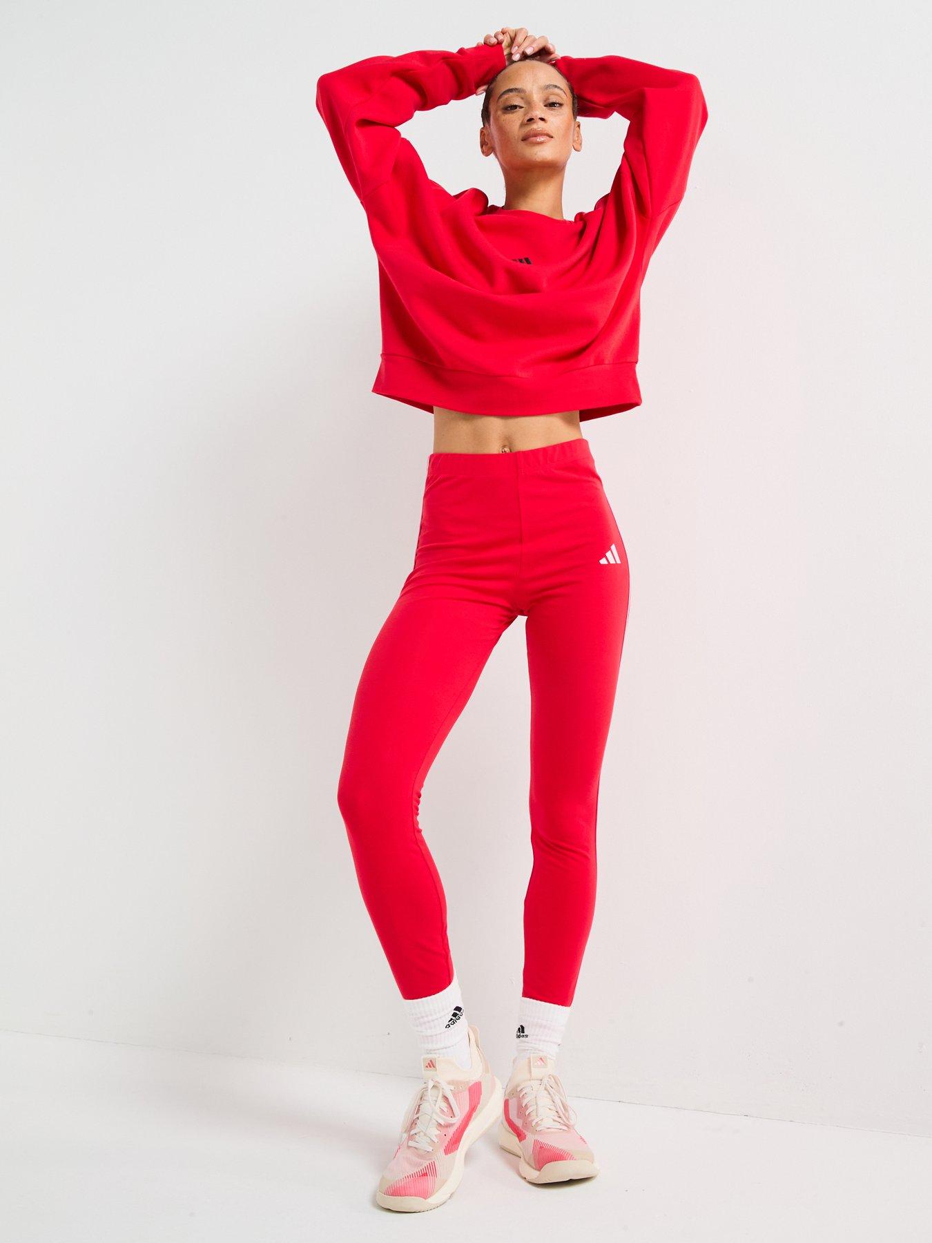adidas Sportswear Womens Essentials High-waisted Leggings Red Very