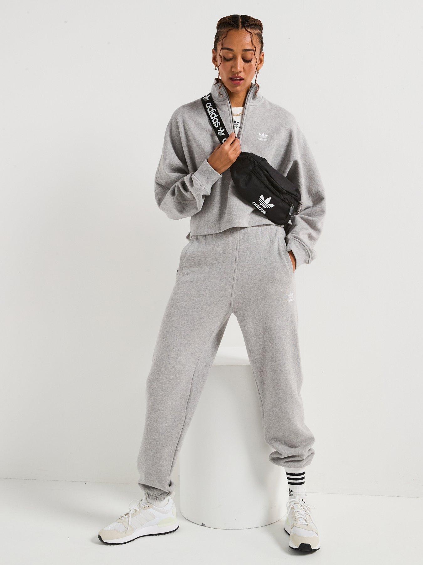 adidas Originals Womens Essentials French Terry 1/2 Zip Sweatshirt