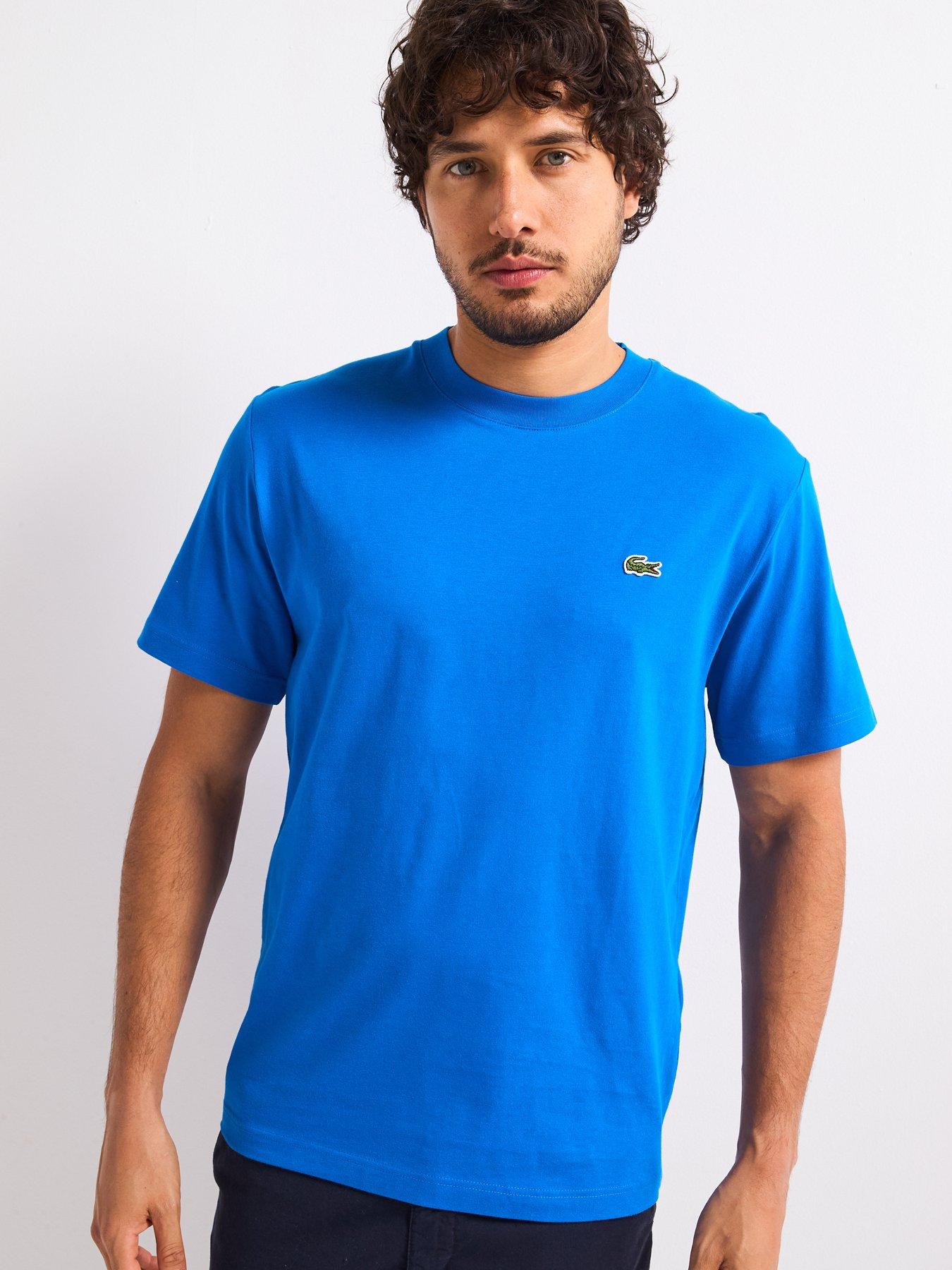 undefined Classic Fit Mid Weight Cotton Jersey T-Shirt - Blue
