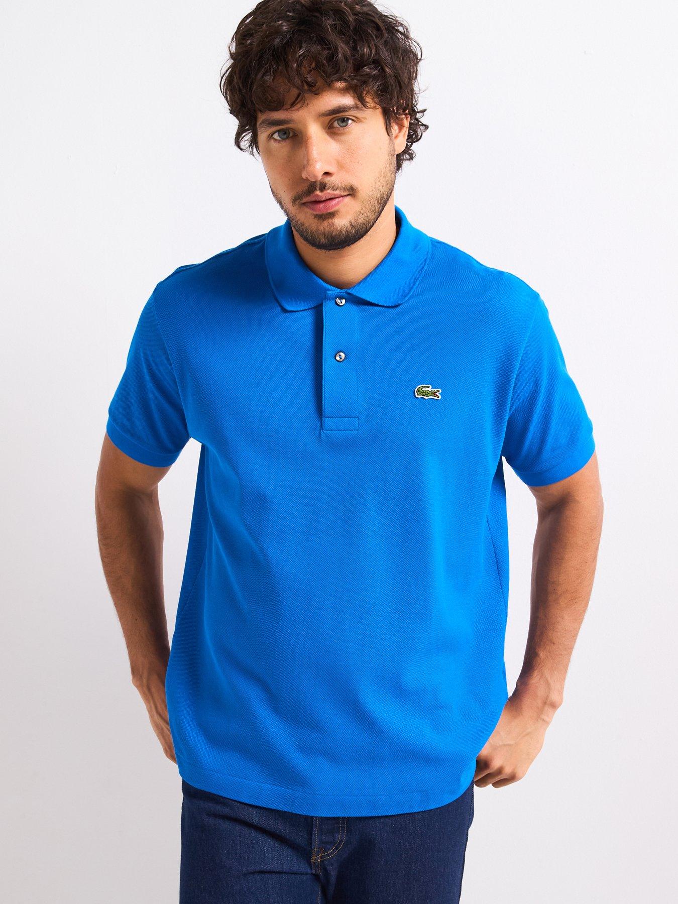 undefined L12.12 Classic Fit Piqué Polo Shirt - Blue