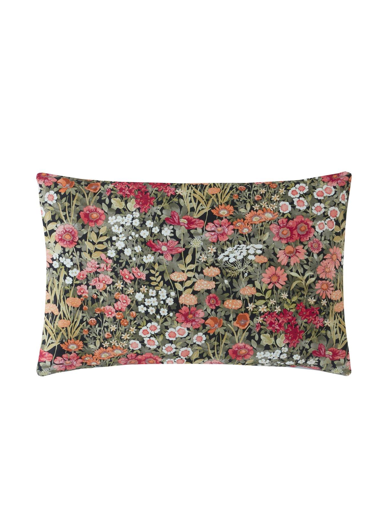 Image 4 of 8 of Graham & Brown Wallflower Rust Black Duvet Set