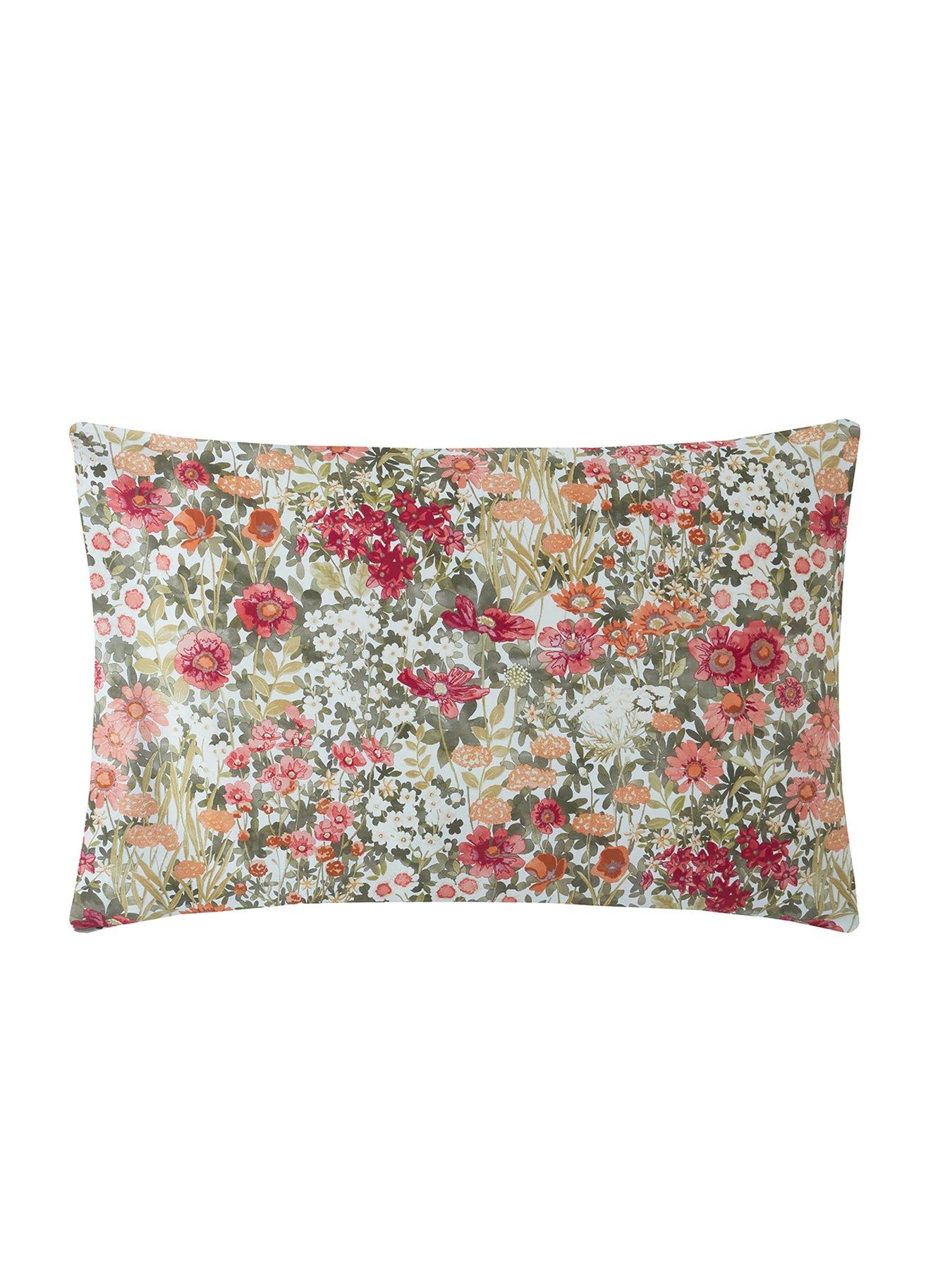 Image 6 of 8 of Graham & Brown Wallflower Rust Black Duvet Set