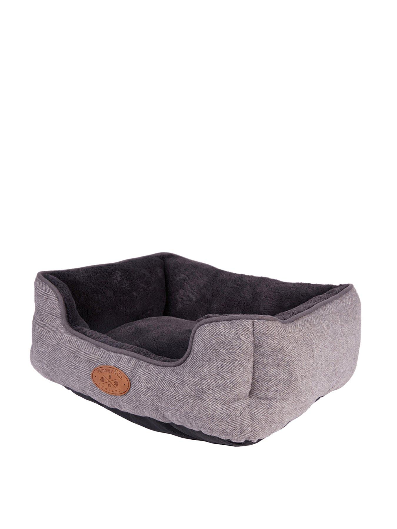 Image 2 of 7 of Banbury & Co Herringbone Luxury Pet Bed -&nbsp;Grey