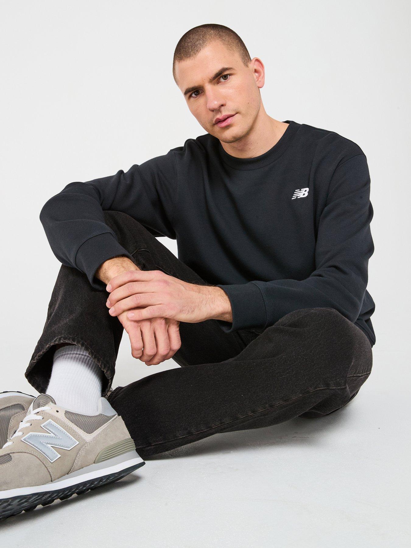 undefined Men's Sport Essentials French Terry Crew Sweatshirt  - Black