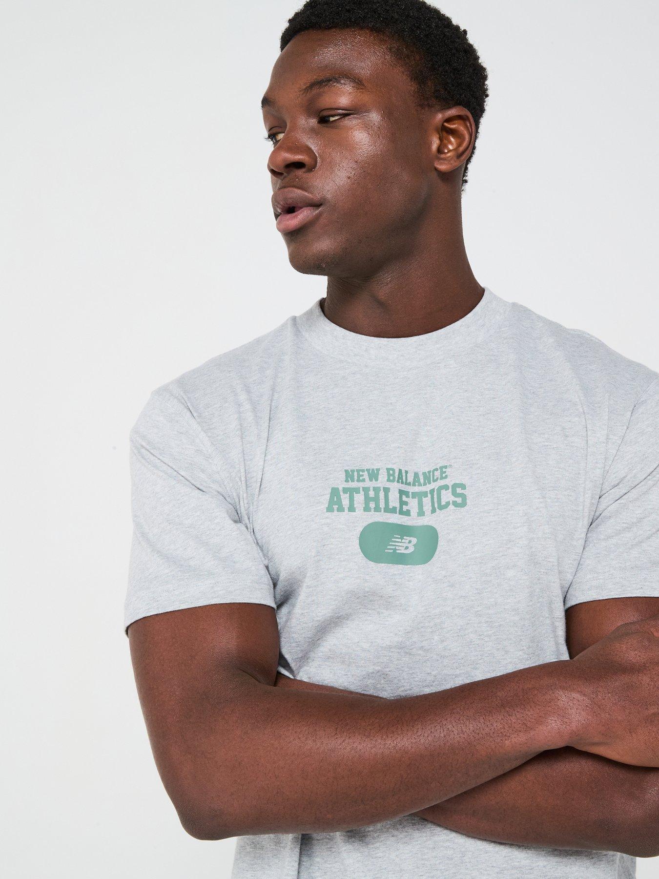 Image 5 of 6 of New Balance Men's Vintage Inspired Graphic T-Shirt - Grey