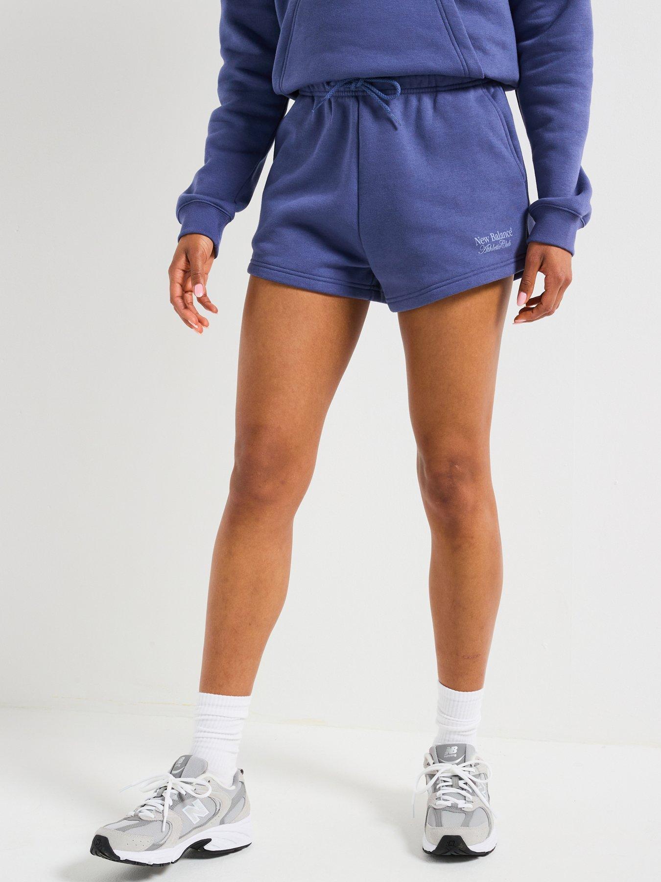 undefined Women's Linear Heritage Fleece Shorts - Navy
