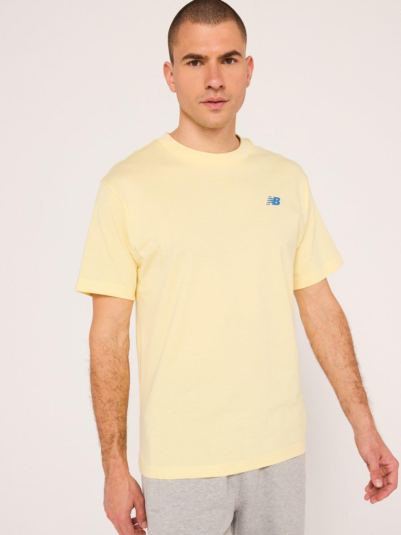 Image 1 of 5 of New Balance Men's Relaxed Logo T-Shirt - Yellow
