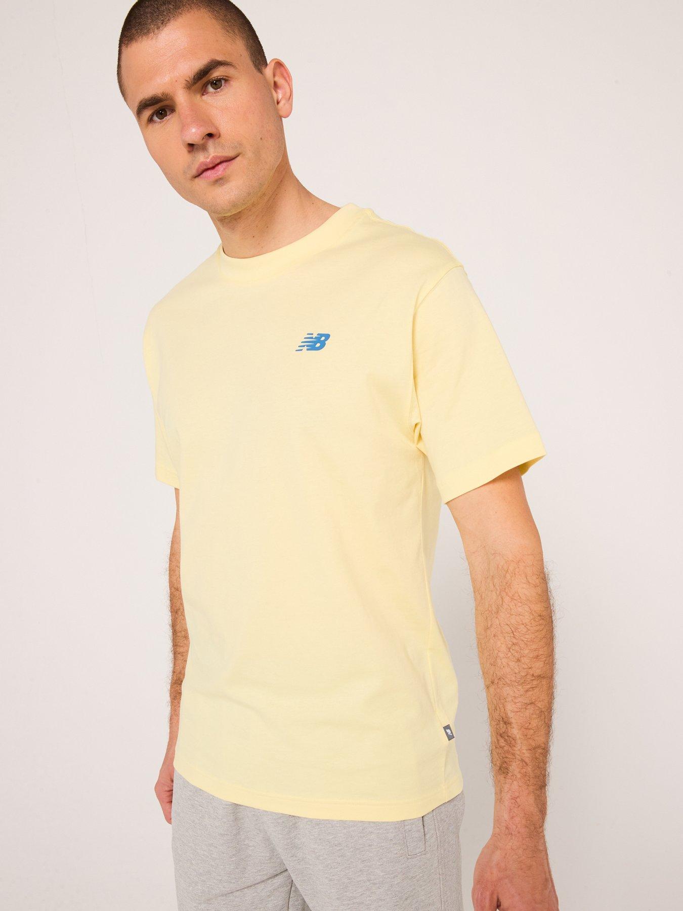 Image 5 of 5 of New Balance Men's Relaxed Logo T-Shirt - Yellow