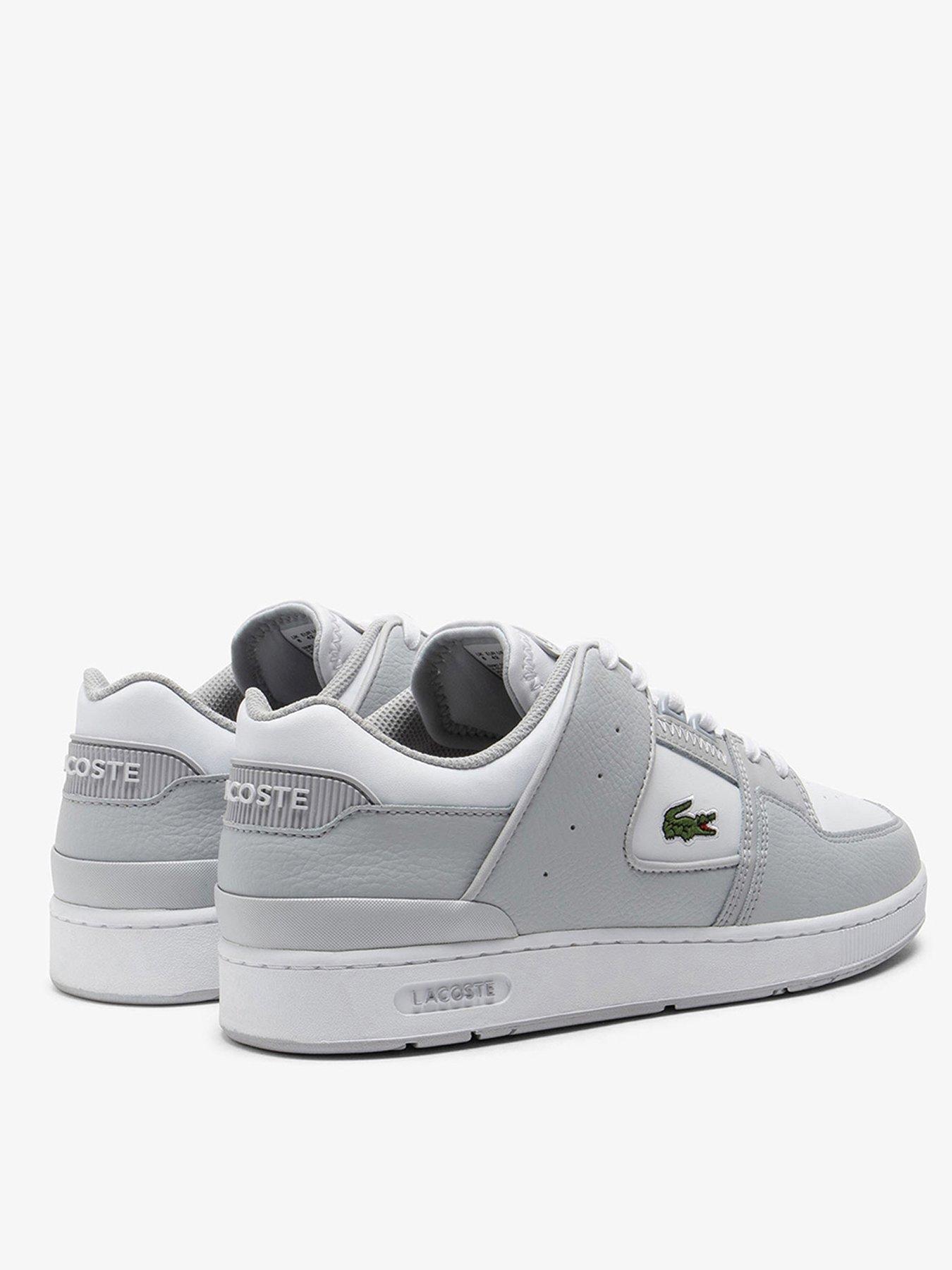 Image 3 of 6 of Lacoste Court Cage Trainers- Light Grey