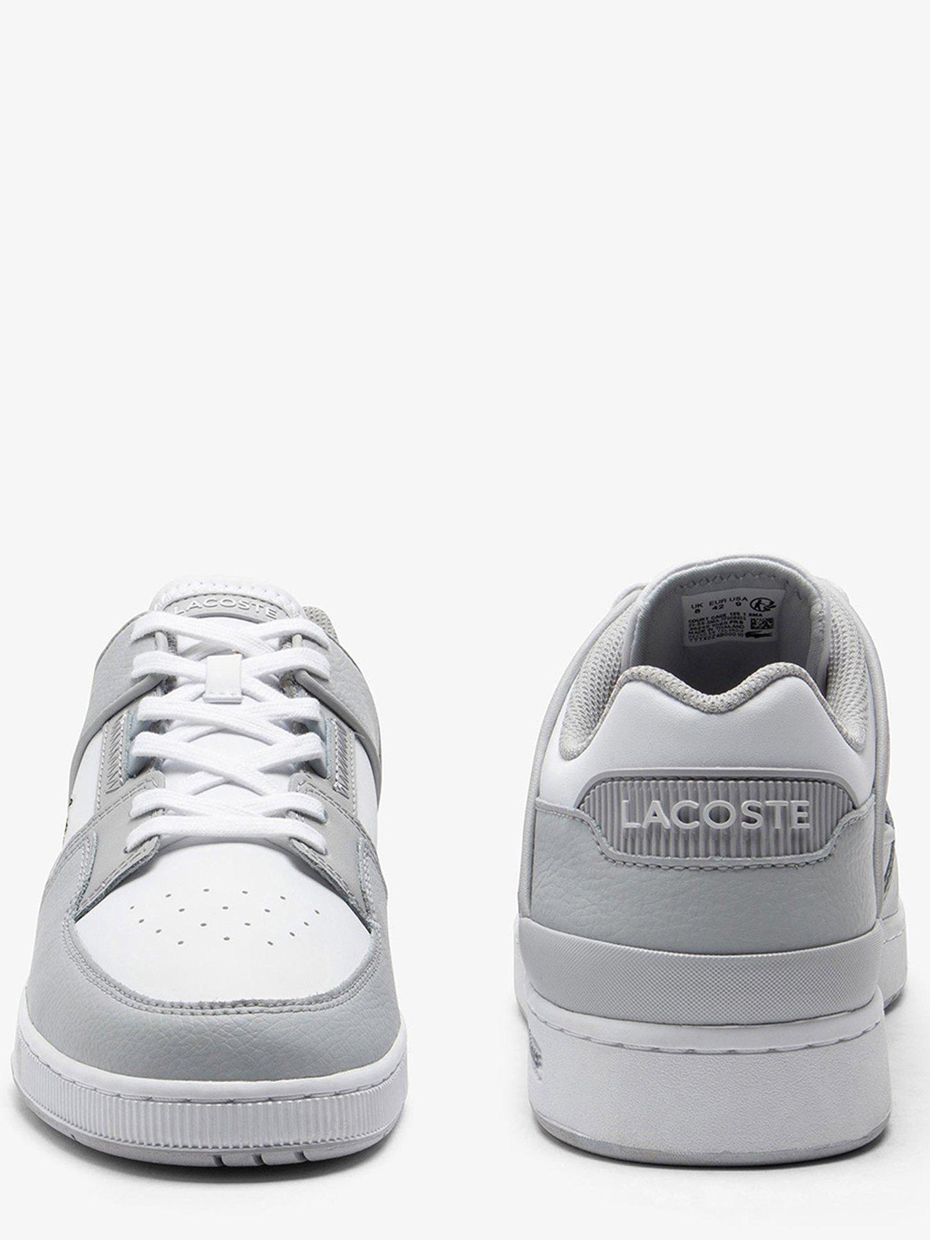 Image 4 of 6 of Lacoste Court Cage Trainers- Light Grey