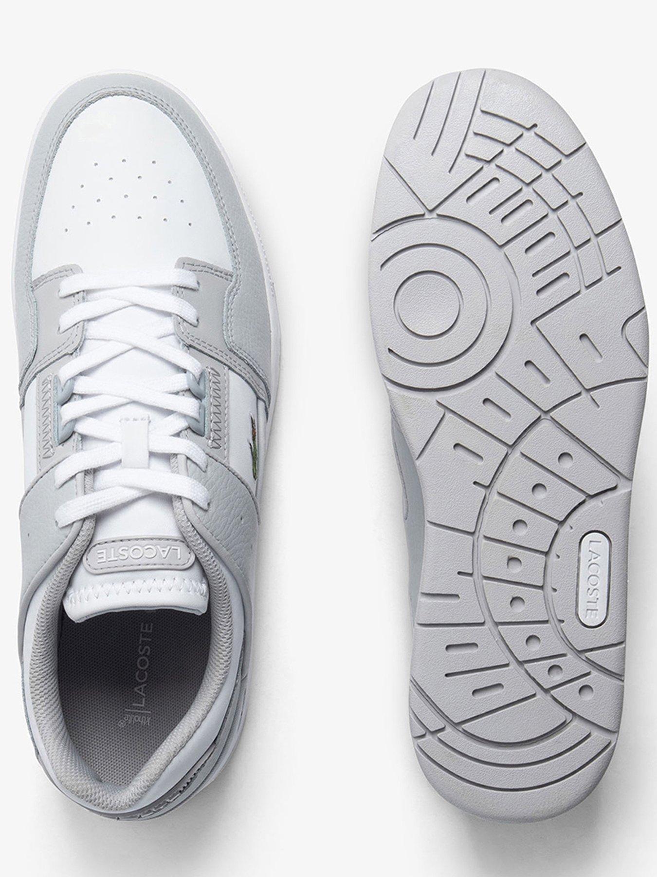 Image 5 of 6 of Lacoste Court Cage Trainers- Light Grey