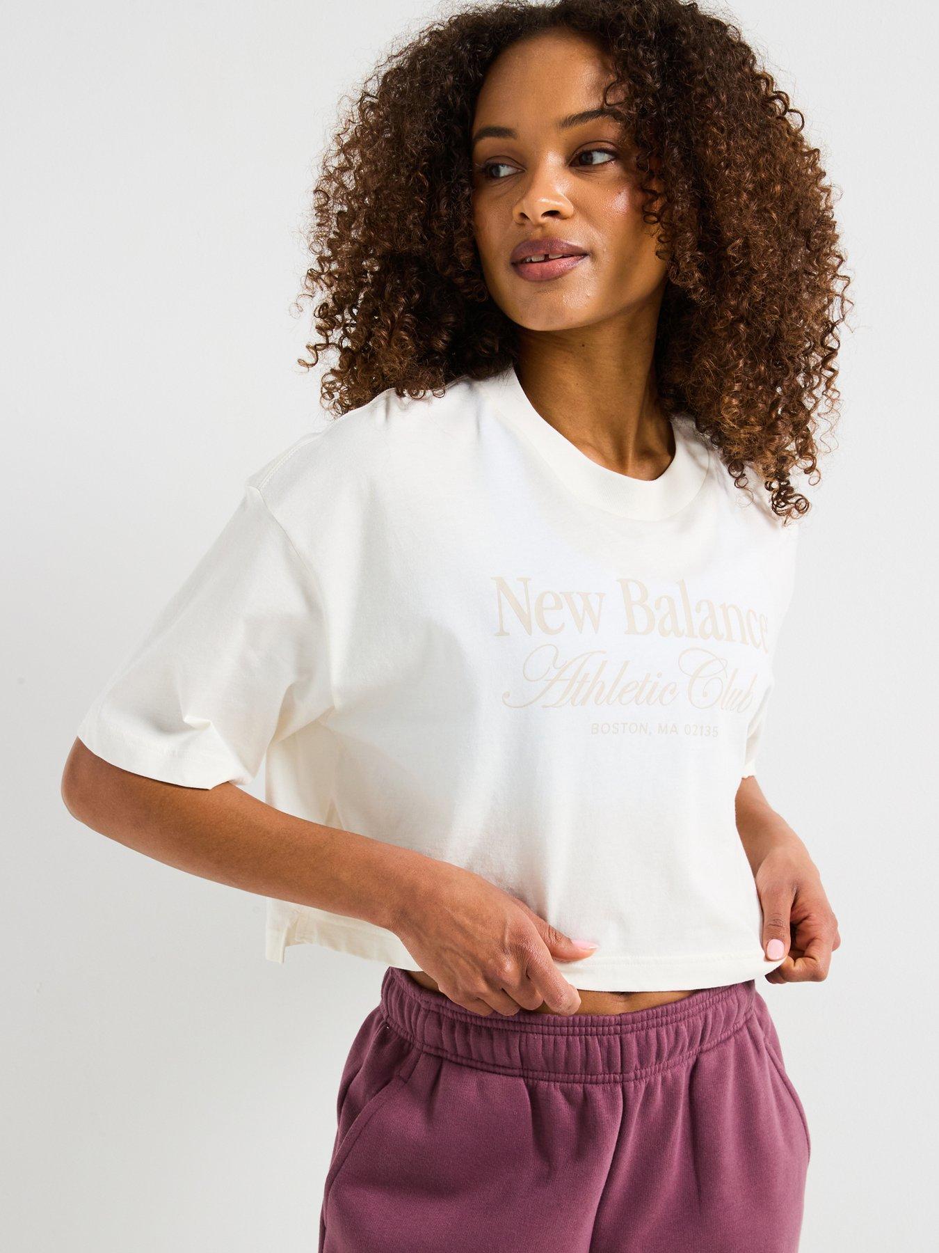 undefined Women's Linear Heritage Athletics Club T-Shirt - Beige