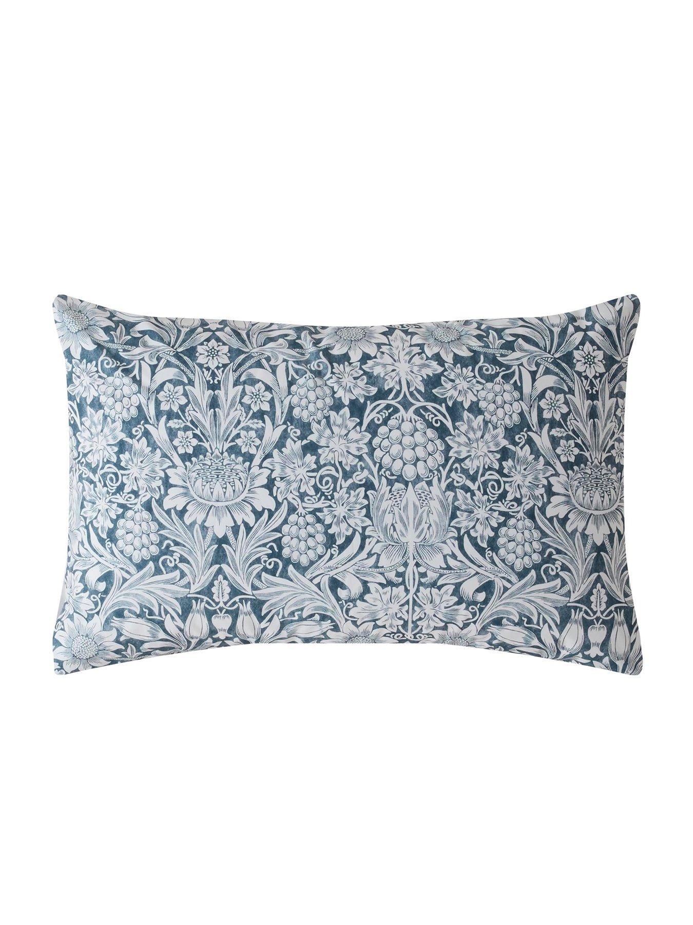 Image 3 of 7 of William Morris at Home Sunflower Ink 100% Cotton Percale Duvet Cover Set