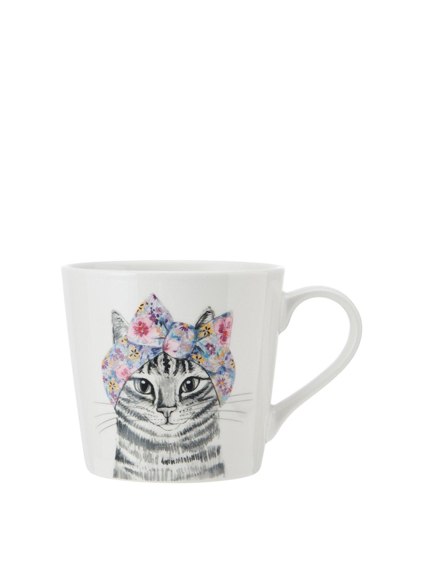 Image 2 of 7 of Mikasa X Tipperleyhill 380ml Fine China Mug, Cat