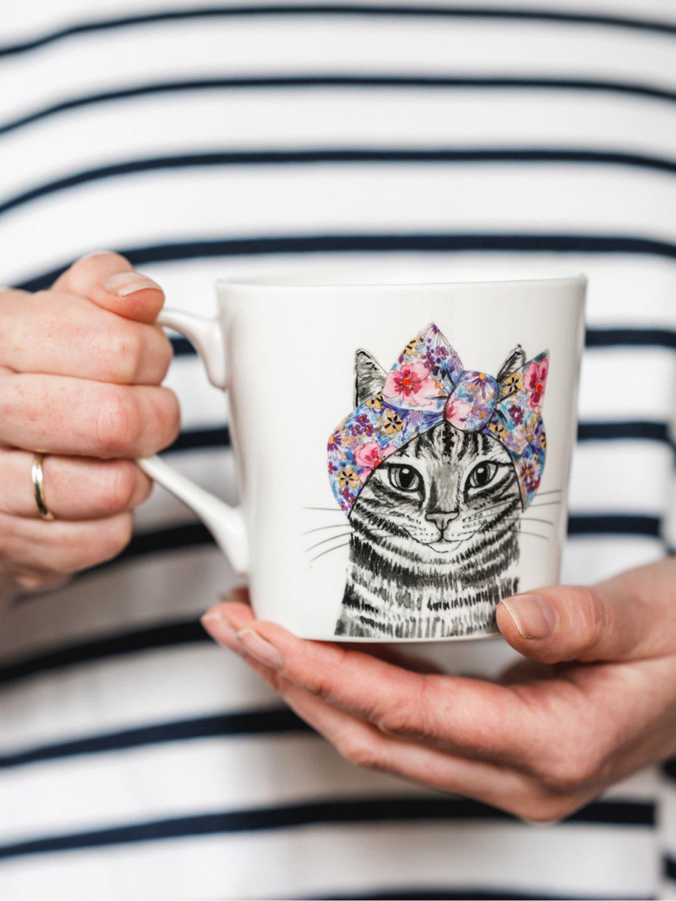 Image 4 of 7 of Mikasa X Tipperleyhill 380ml Fine China Mug, Cat