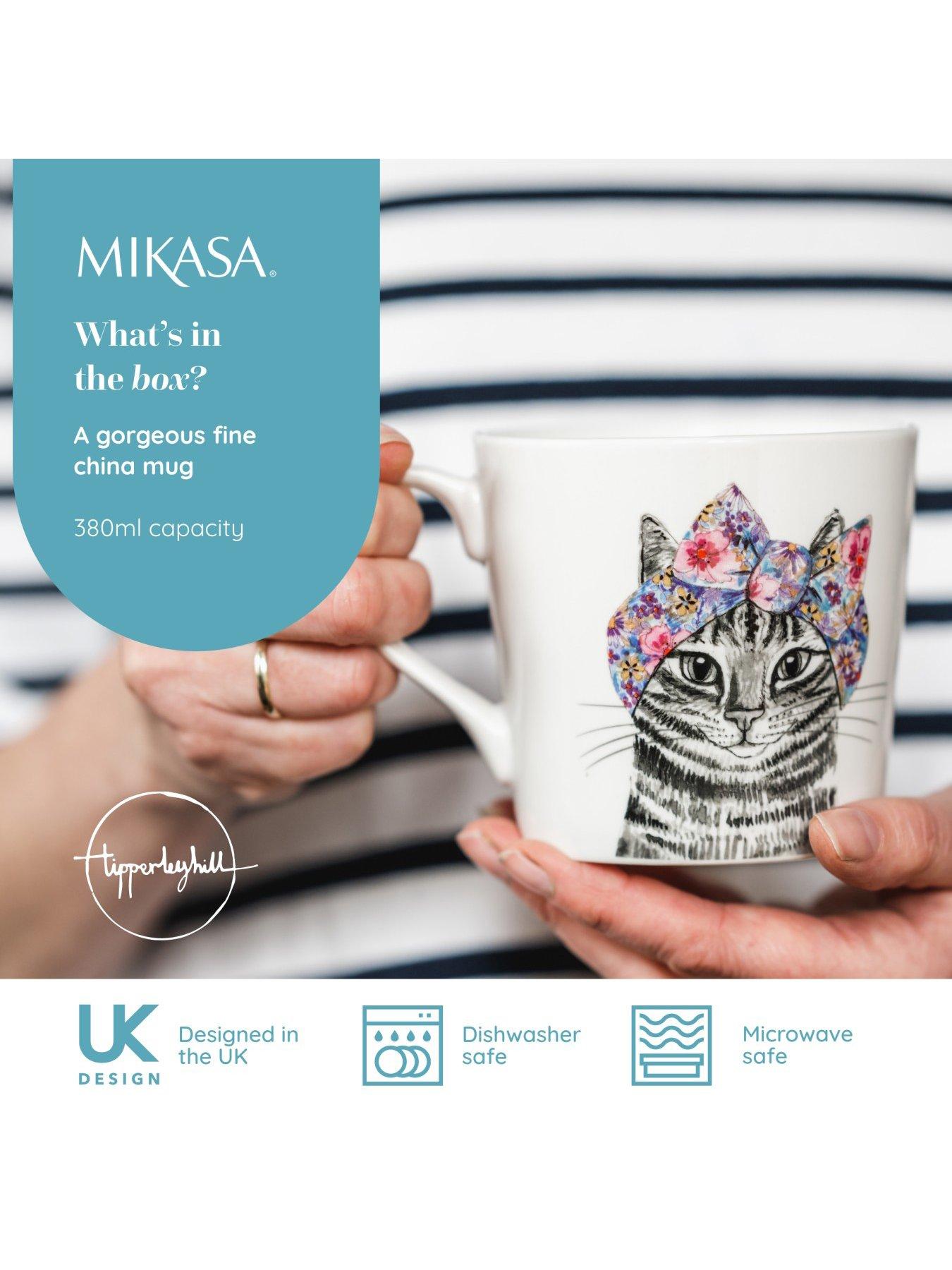Image 6 of 7 of Mikasa X Tipperleyhill 380ml Fine China Mug, Cat