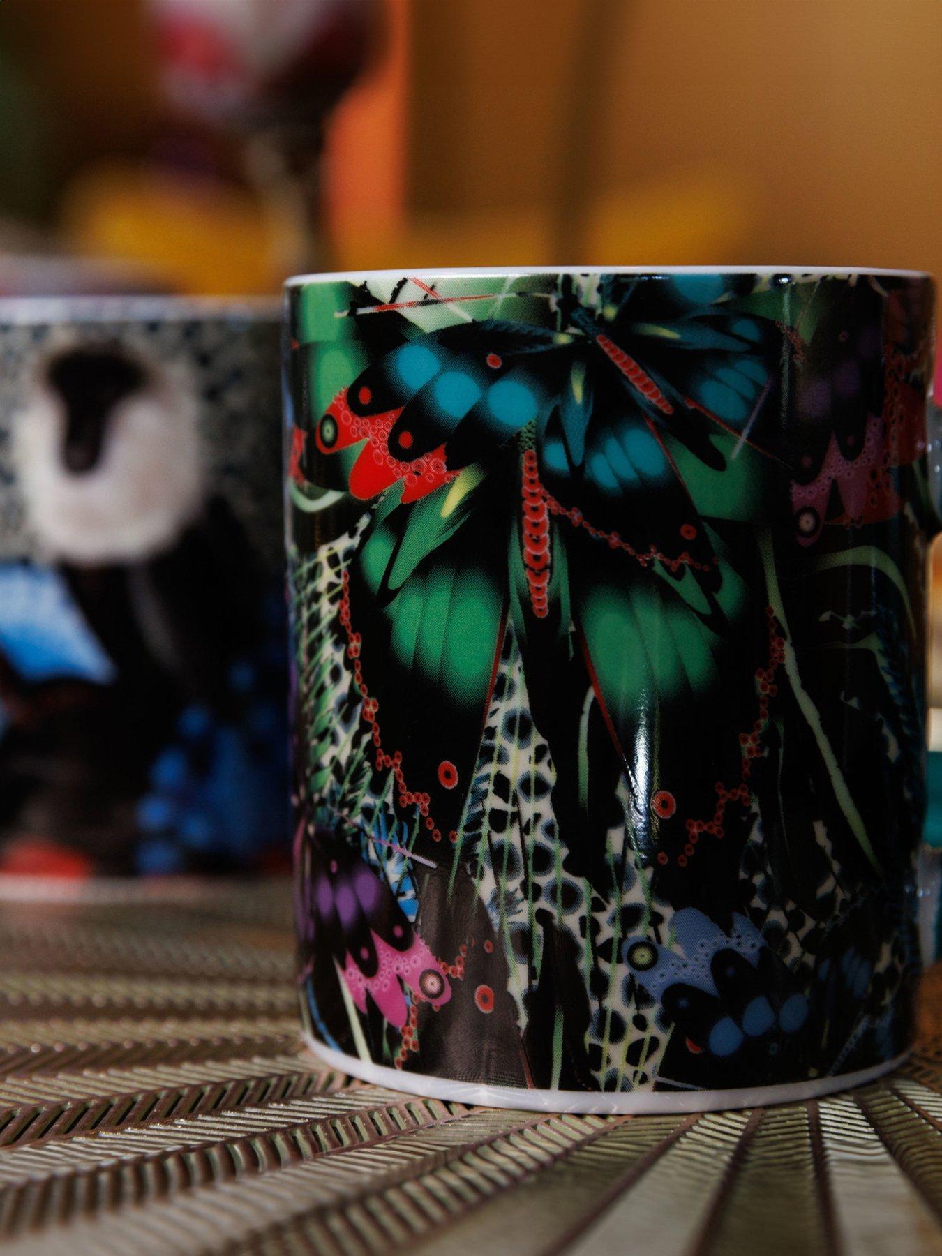 Product photograph of Mikasa X Sarah Arnett Porcelain 300ml Straight Sided Mug Butterfly from very.co.uk