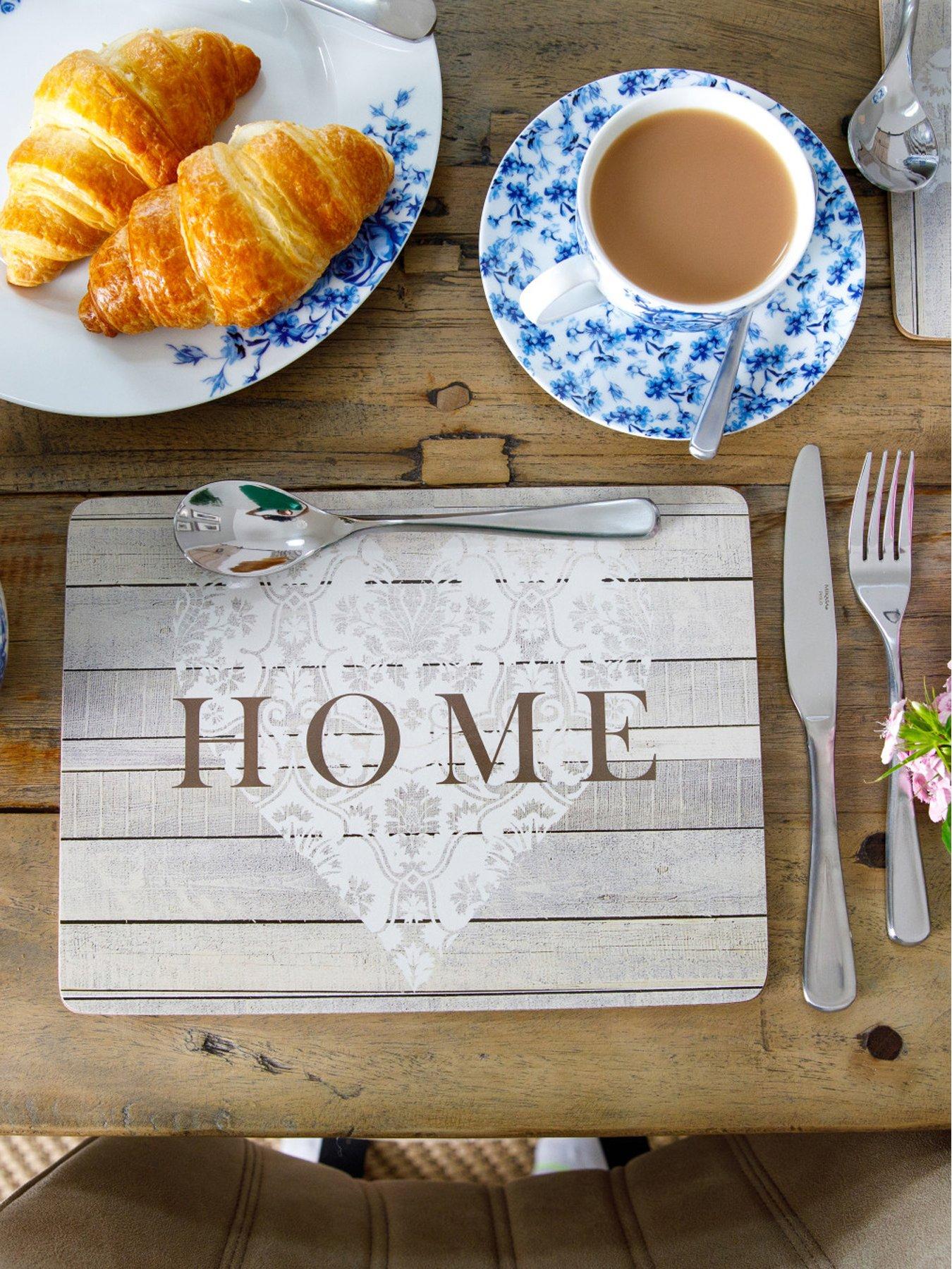 Product photograph of Creative Tops Everyday Home Pack Of 4 Placemats 29x21 5cm Sleeved from very.co.uk