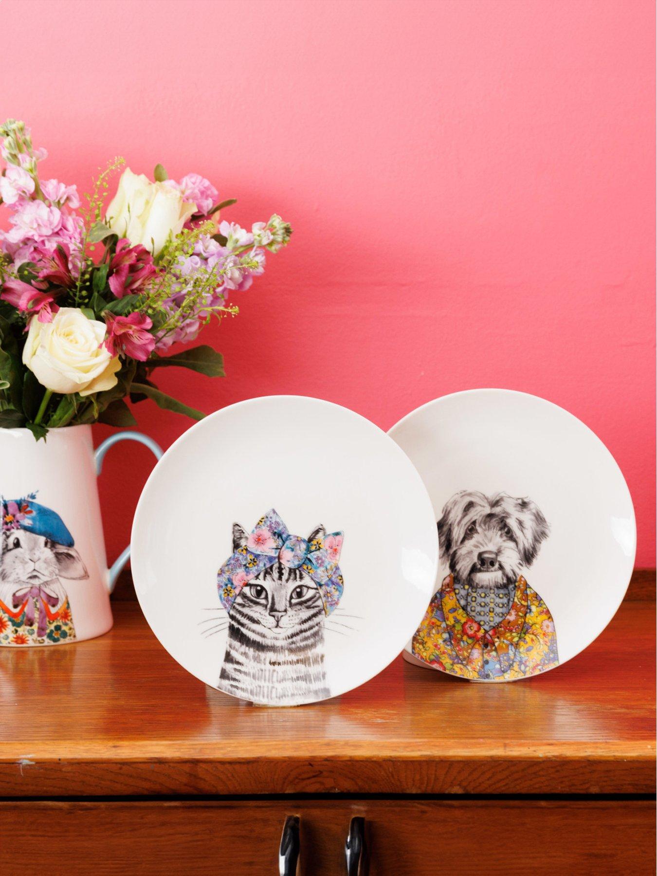 Image of Mikasa X Tipperleyhill Fine China Side Plates, Set Of Two, 21cm