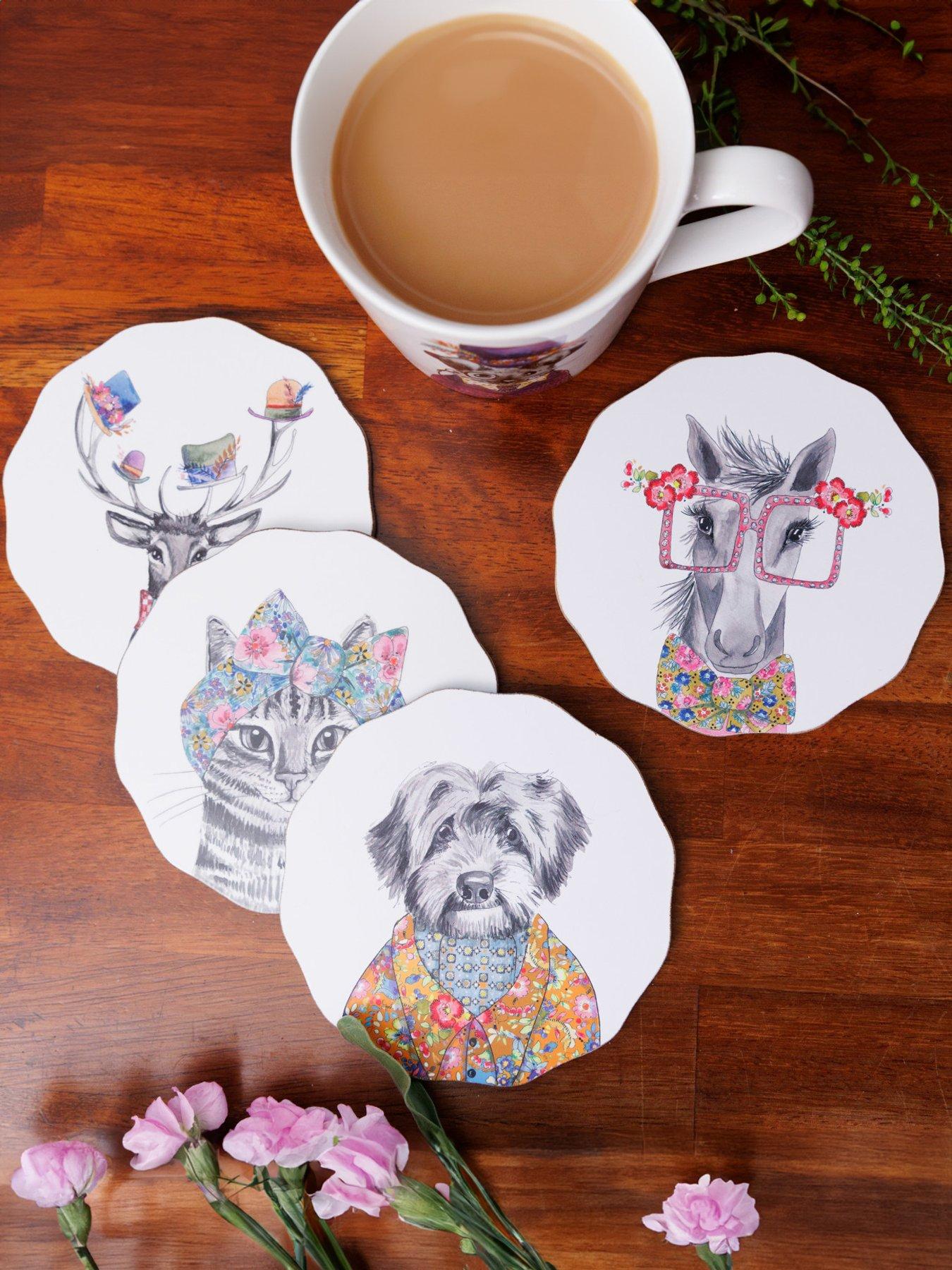 undefined X Tipperleyhill Coasters, Set Of Four, 12cm