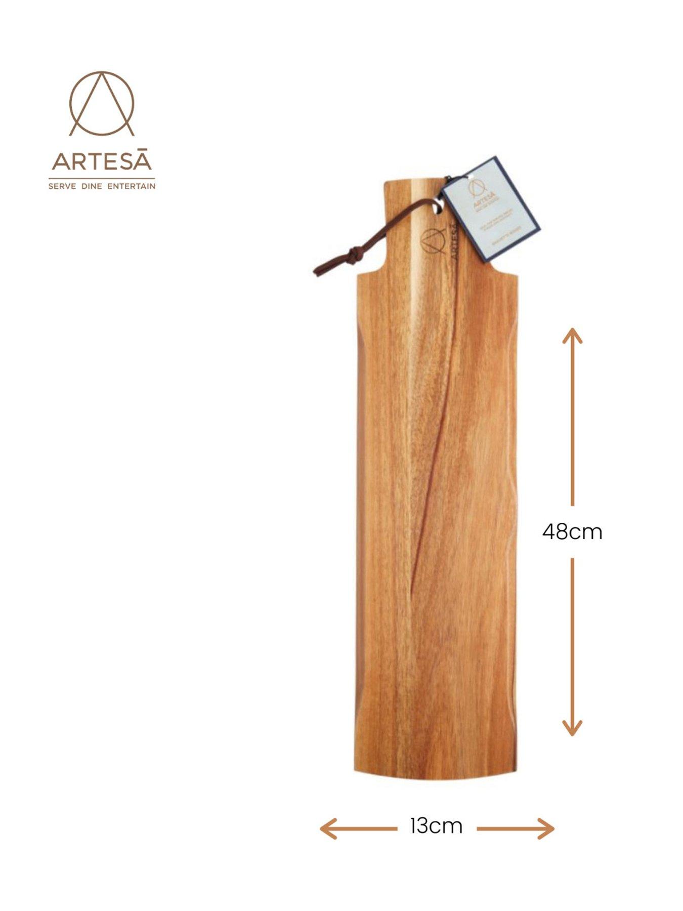 Image 5 of 7 of Artesa Acacia Wood Serving Plank/baguette Board, 48x13cm