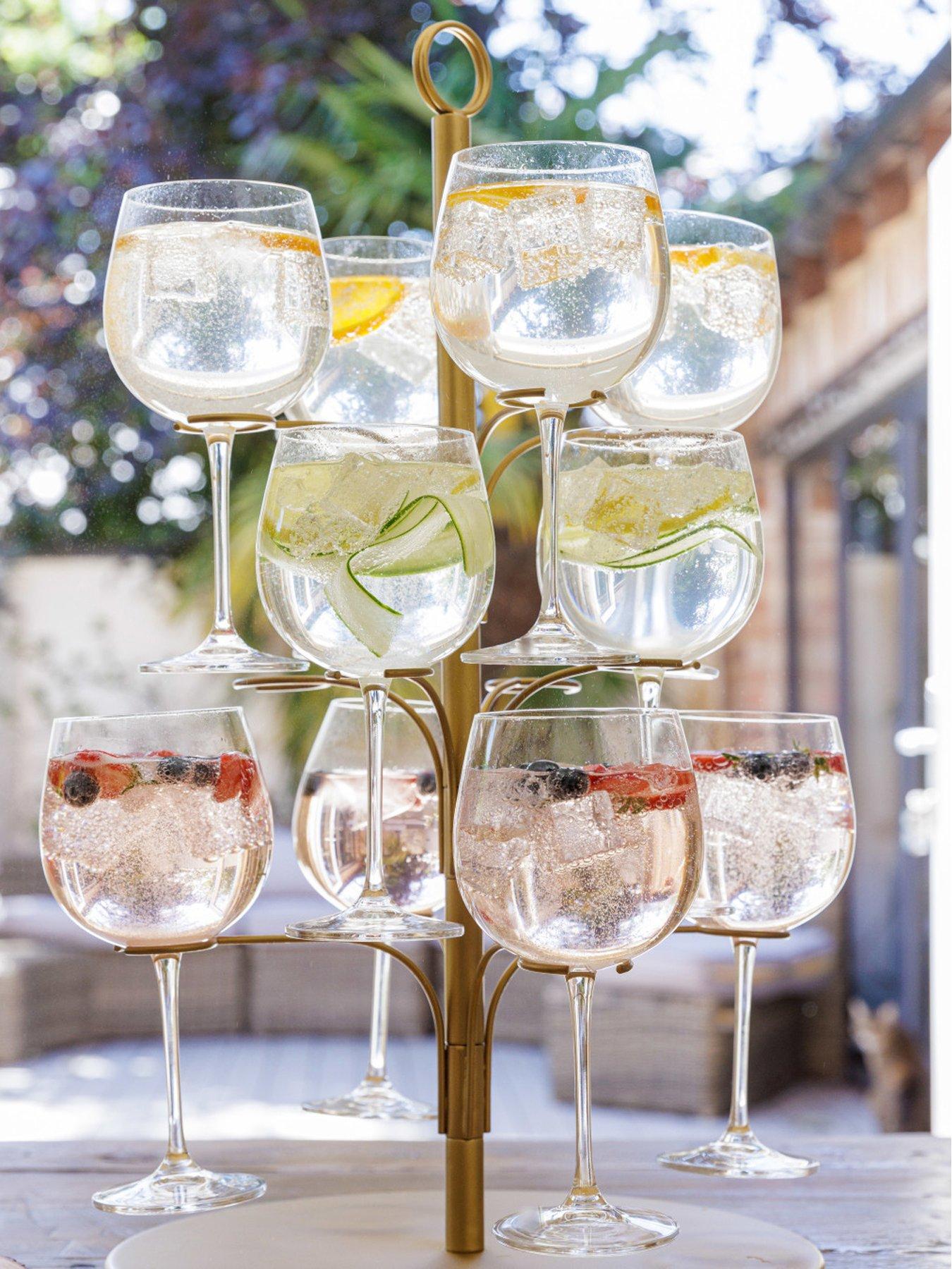 Artesa Stainless Cocktail And Nibbles Serving Tree, 34 X 34 X 54cm