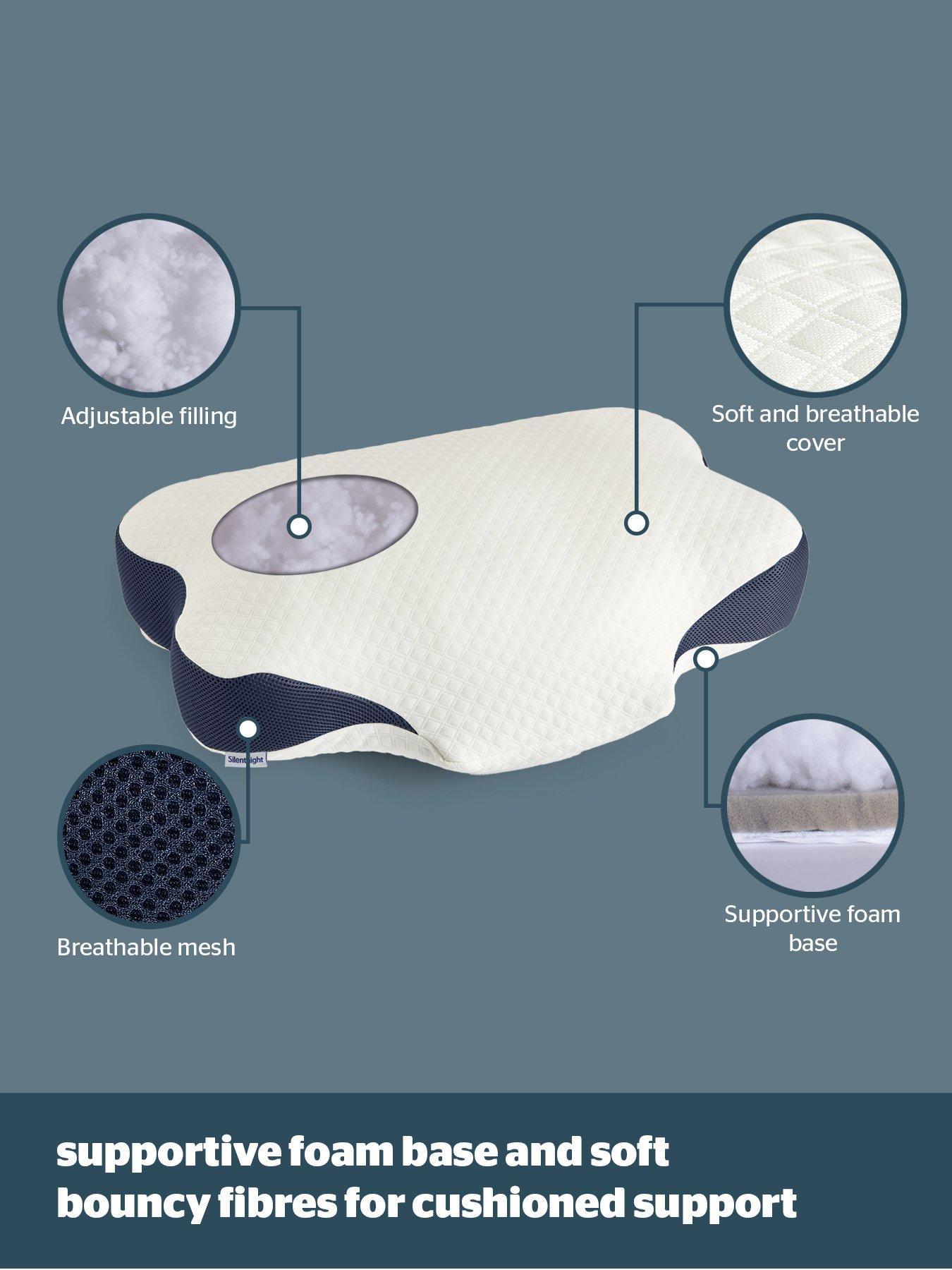 Image 3 of 7 of Silentnight Sleep Therapy Butterfly Pillow