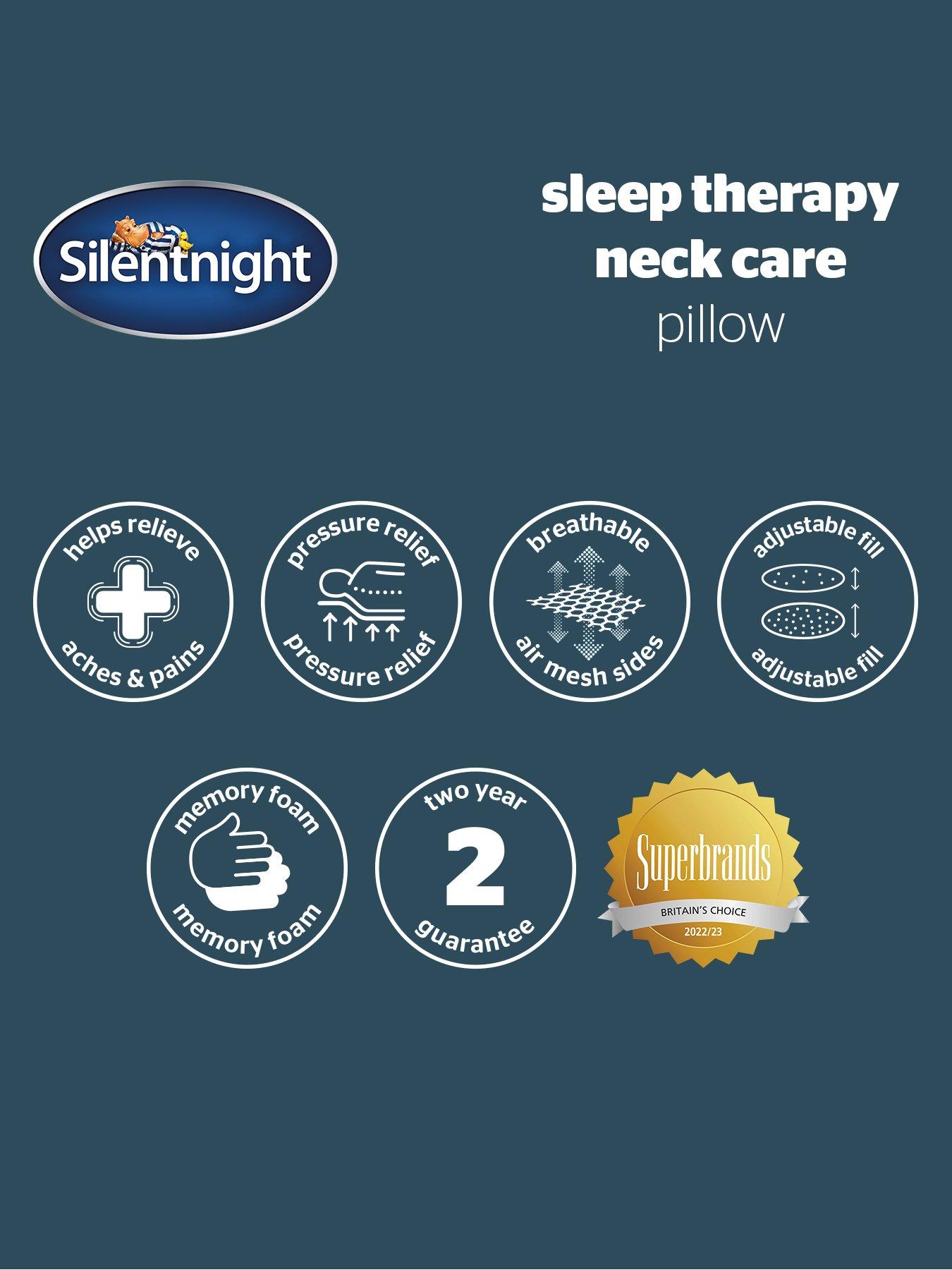 Image 7 of 7 of Silentnight Sleep Therapy Butterfly Pillow