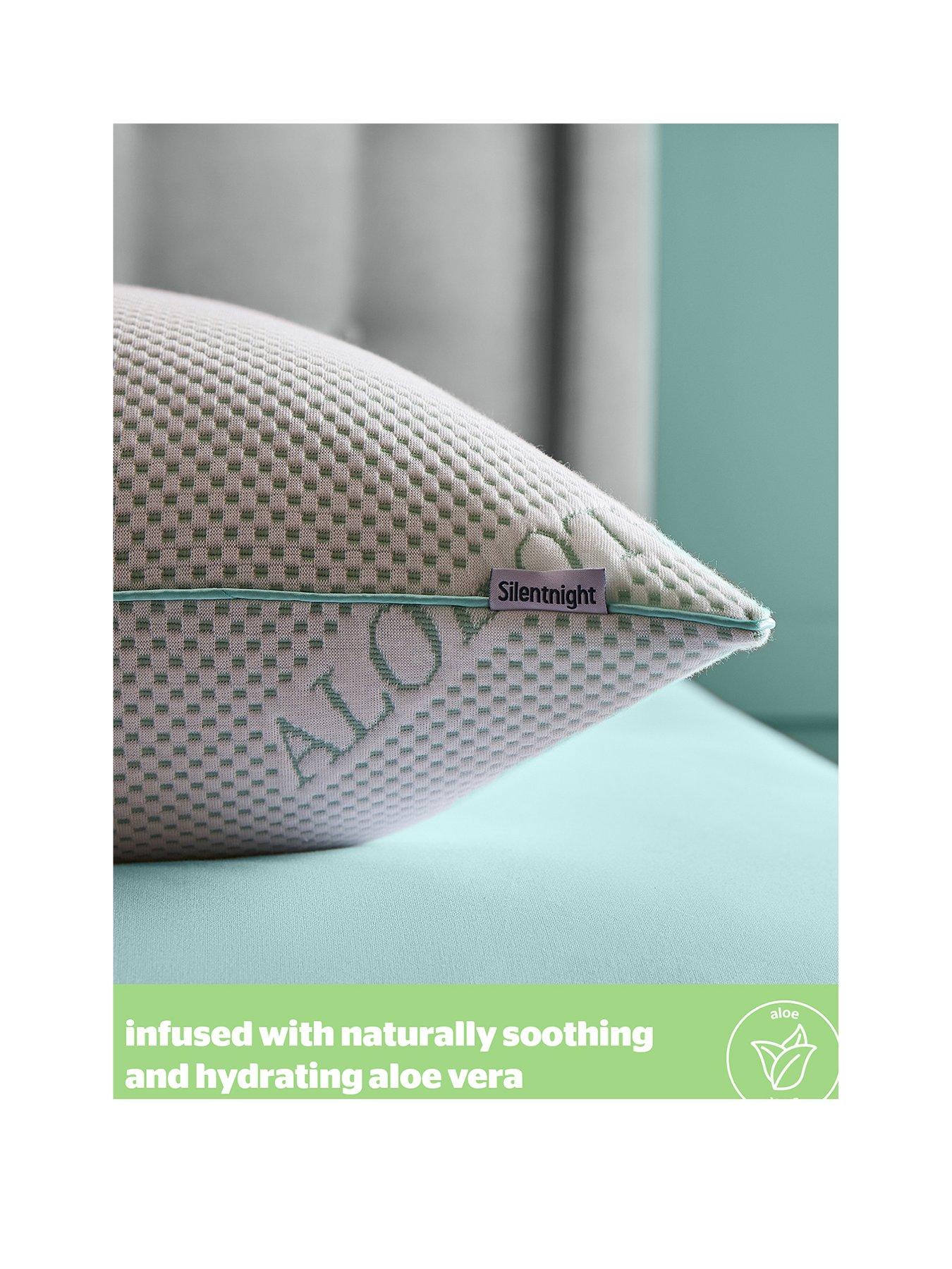 Image 2 of 7 of Silentnight Wellbeing Aloe Vera Anti Allergy Pillow