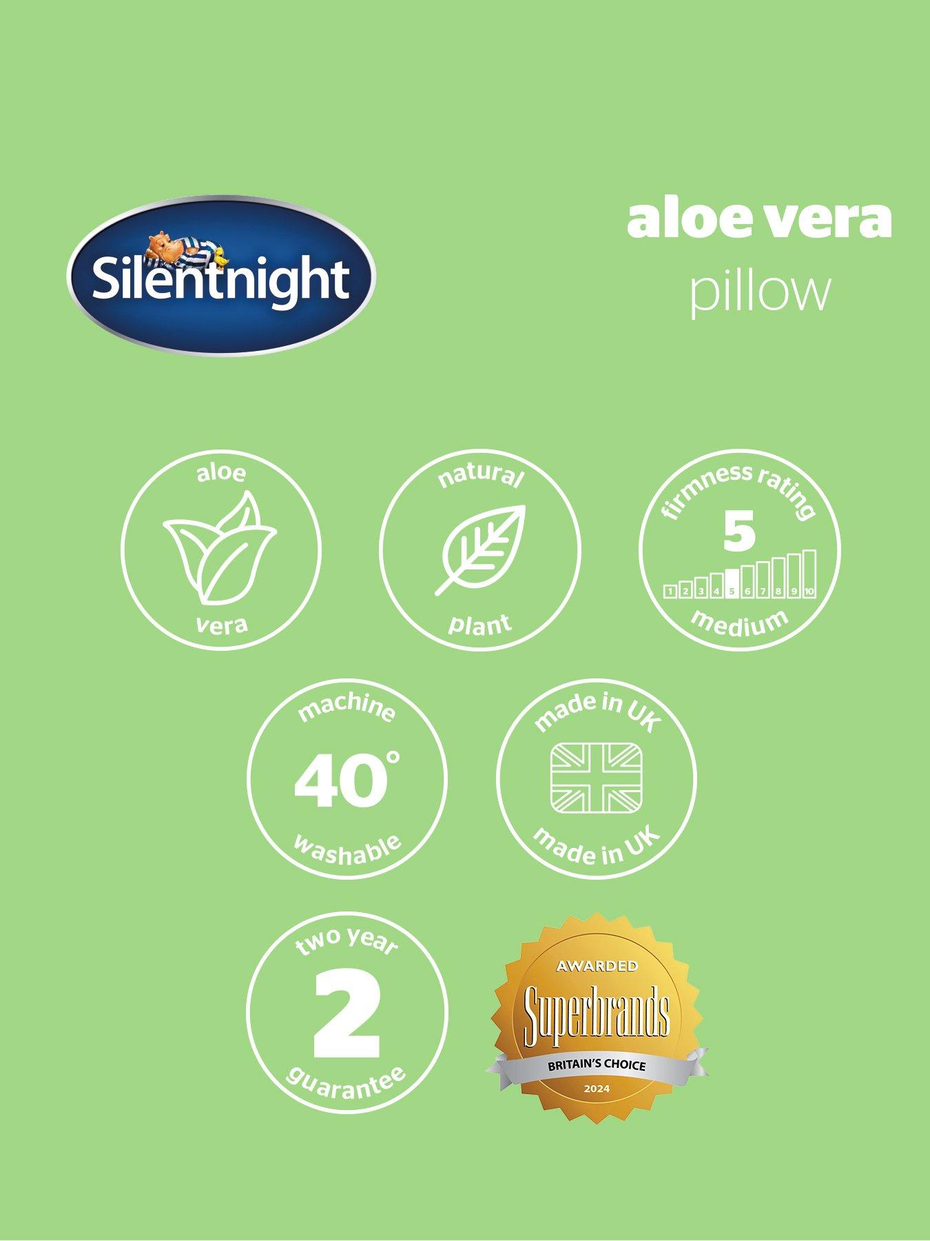 Image 7 of 7 of Silentnight Wellbeing Aloe Vera Anti Allergy Pillow
