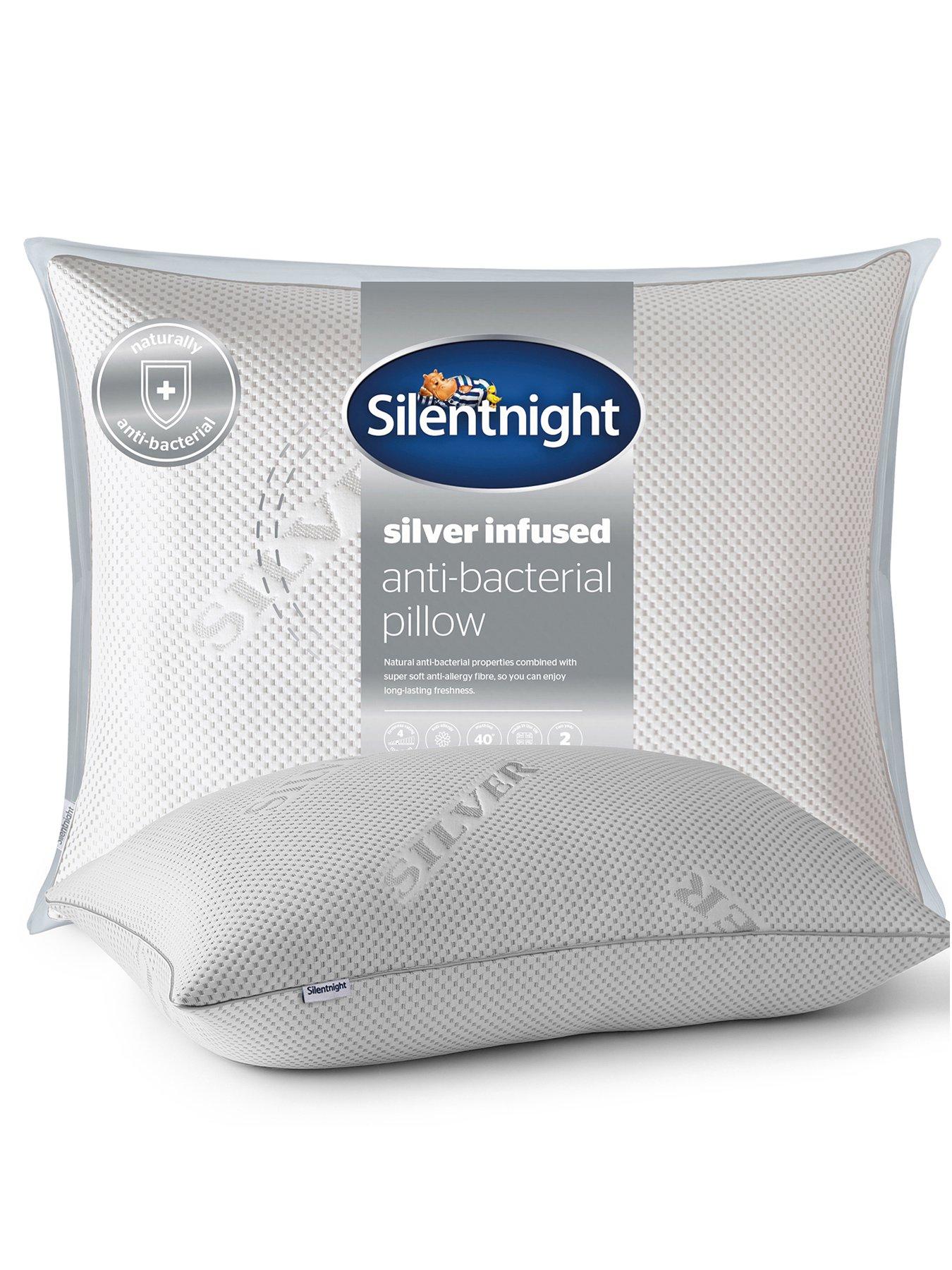 Product photograph of Silentnight Wellbeing Silver Anti Allergy Pillow from very.co.uk