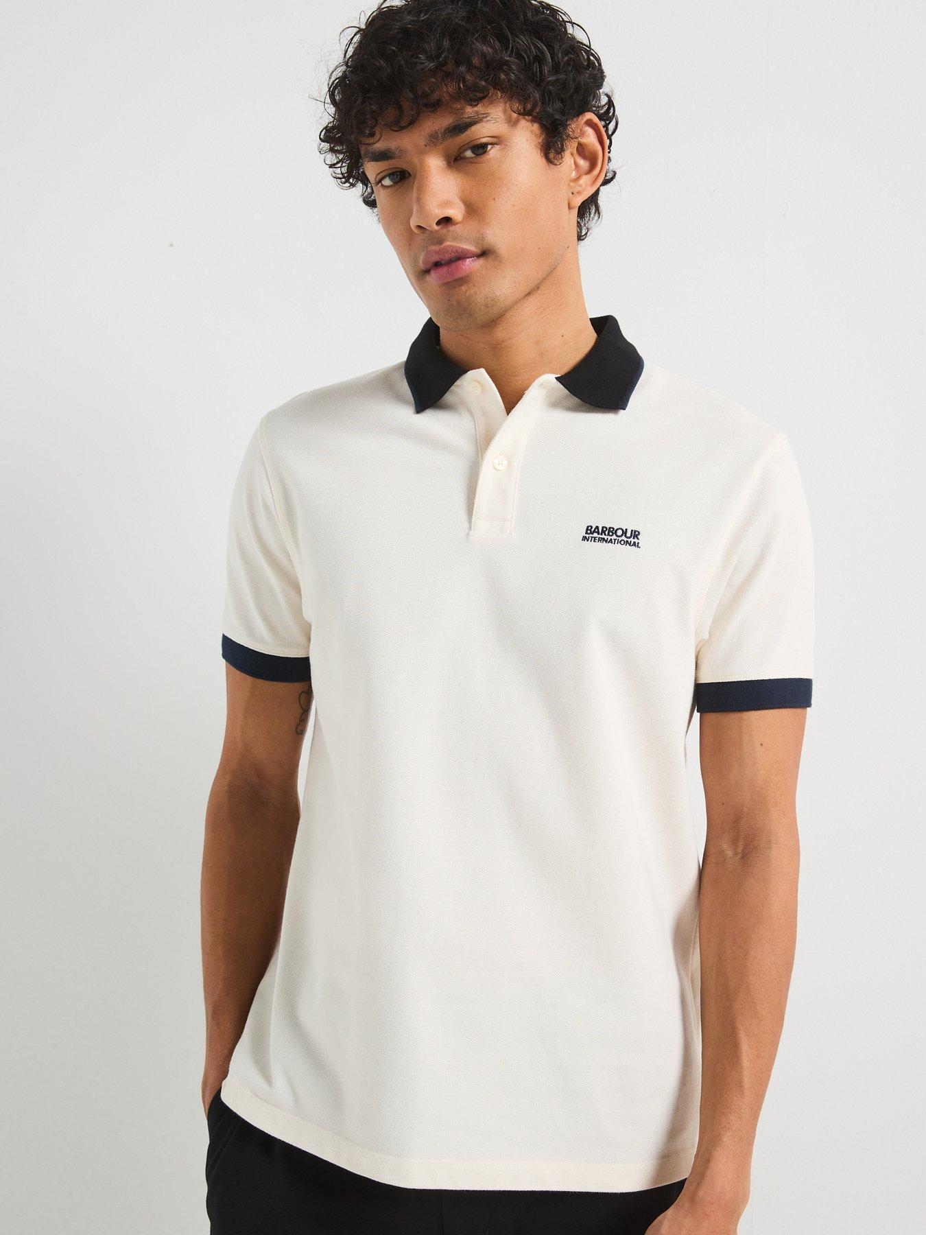 Image 1 of 6 of Barbour International Howall Polo Shirt - White