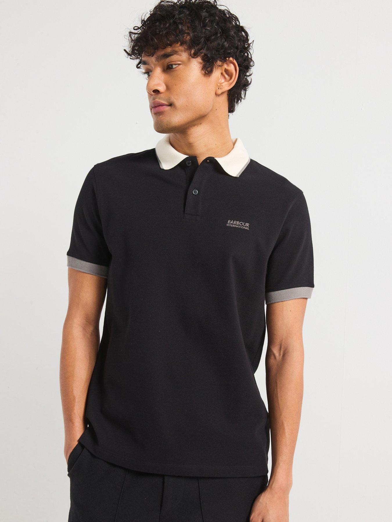Barbour International Howall Polo Shirt- Black