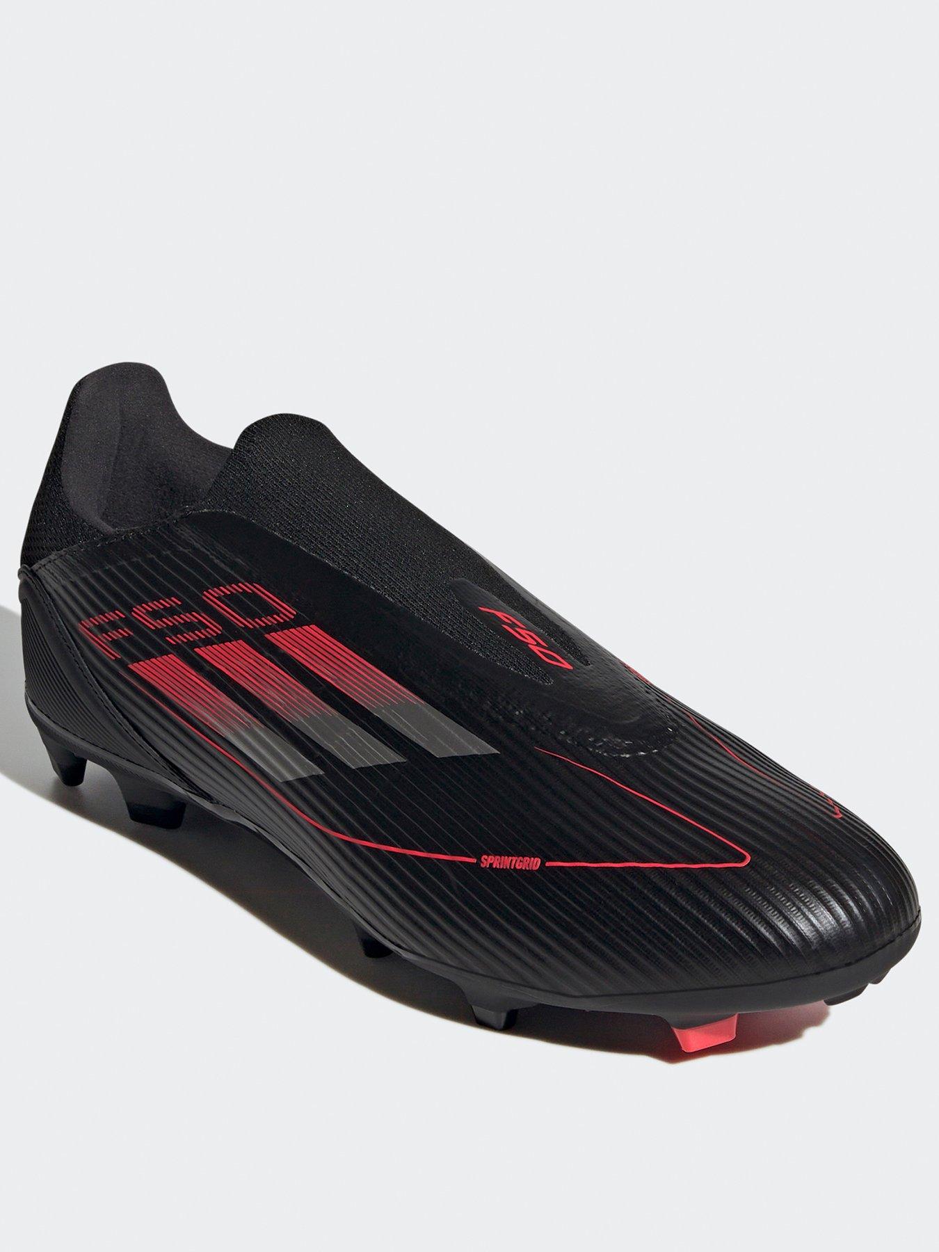 Image 2 of 7 of adidas Mens F50 League Laceless Firm Ground Football Boot - Black