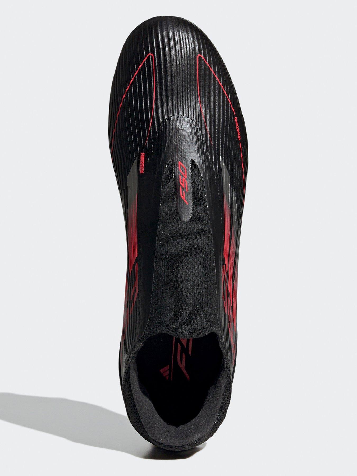 Image 4 of 7 of adidas Mens F50 League Laceless Firm Ground Football Boot - Black