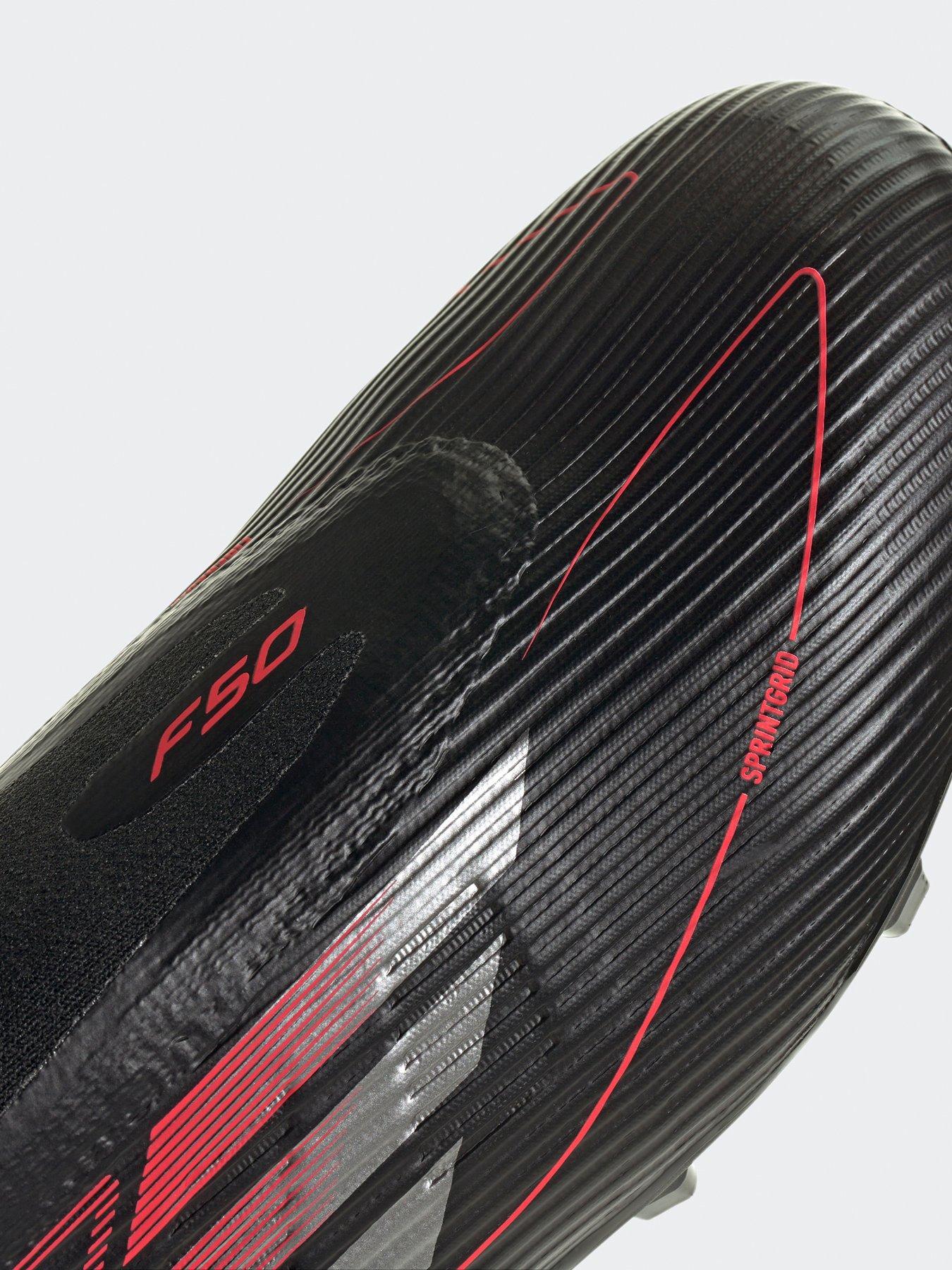 Image 6 of 7 of adidas Mens F50 League Laceless Firm Ground Football Boot - Black