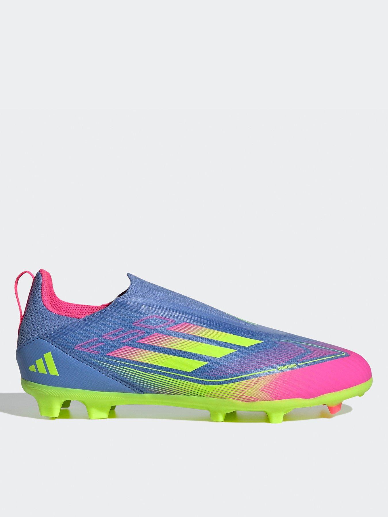 undefined Junior F50 League Laceless Firm Ground Football Boots - Blue