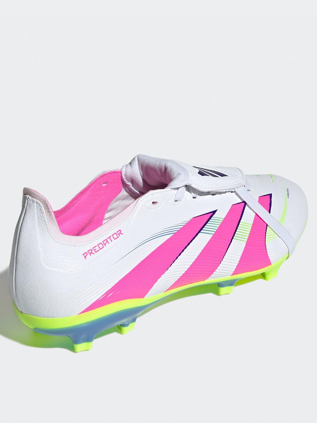 Image 3 of 6 of adidas Mens Predator League Fold-Over Tongue Firm Ground Football Boot - White