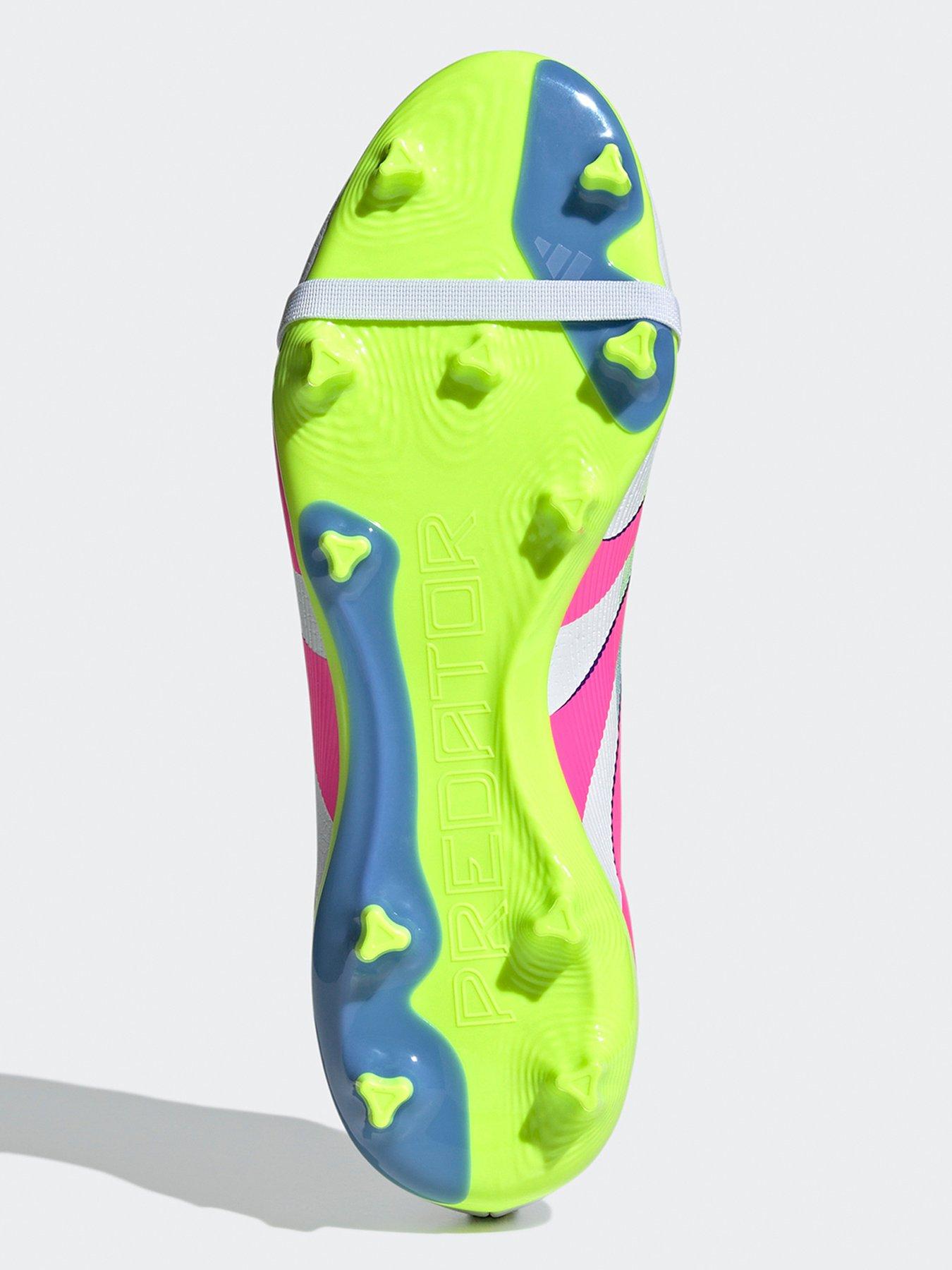 Image 5 of 6 of adidas Mens Predator League Fold-Over Tongue Firm Ground Football Boot - White