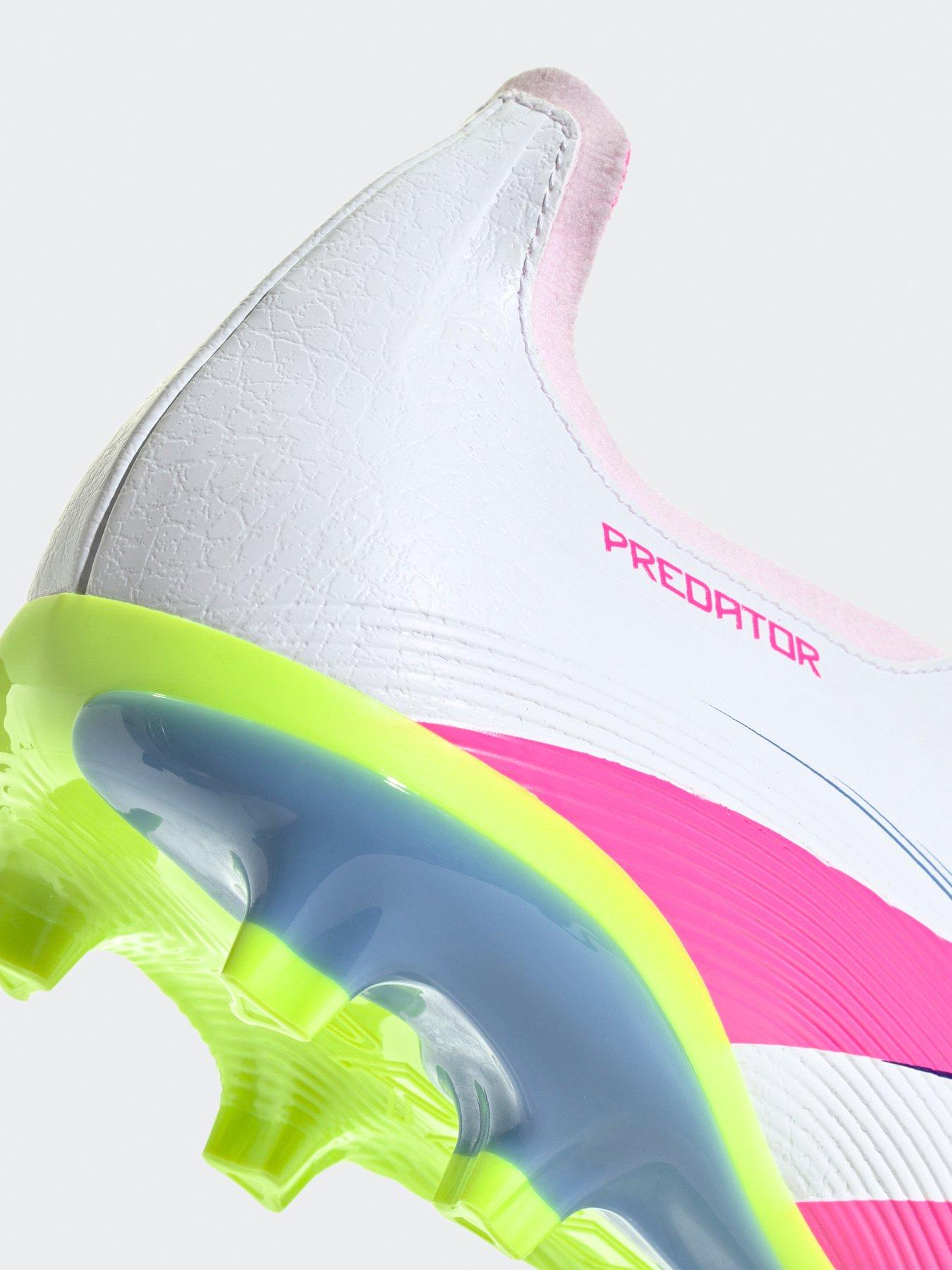 Image 6 of 6 of adidas Mens Predator League Fold-Over Tongue Firm Ground Football Boot - White