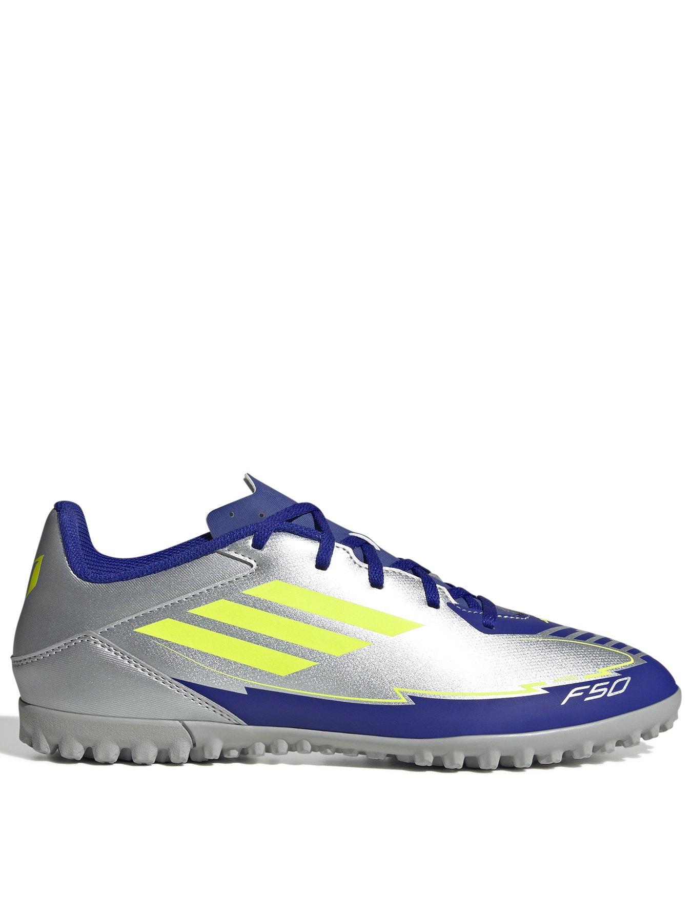 Image 1 of 7 of adidas Mens F50 Club Astro Turf Football Boots - Silver