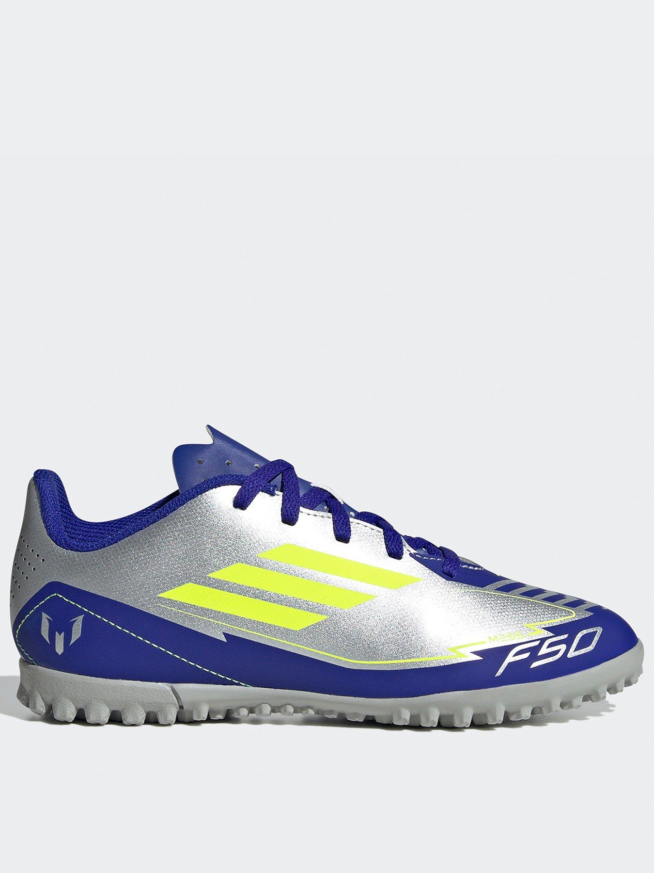 undefined Junior F50 Club Astro Turf Football Boots- Silver - Silver