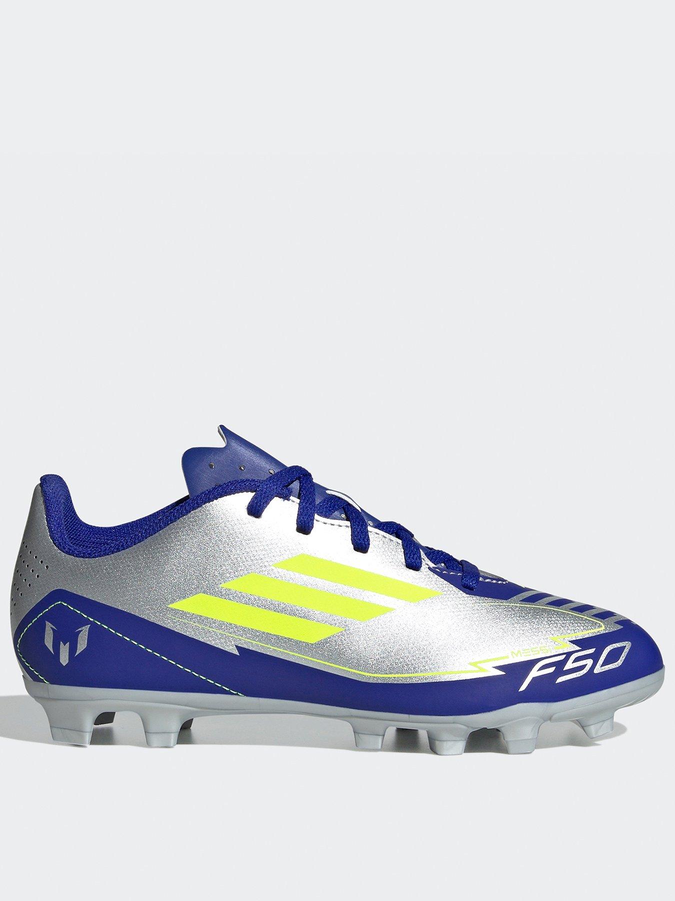 undefined Junior F50 Club Messi Firm Ground Football Boots- Silver