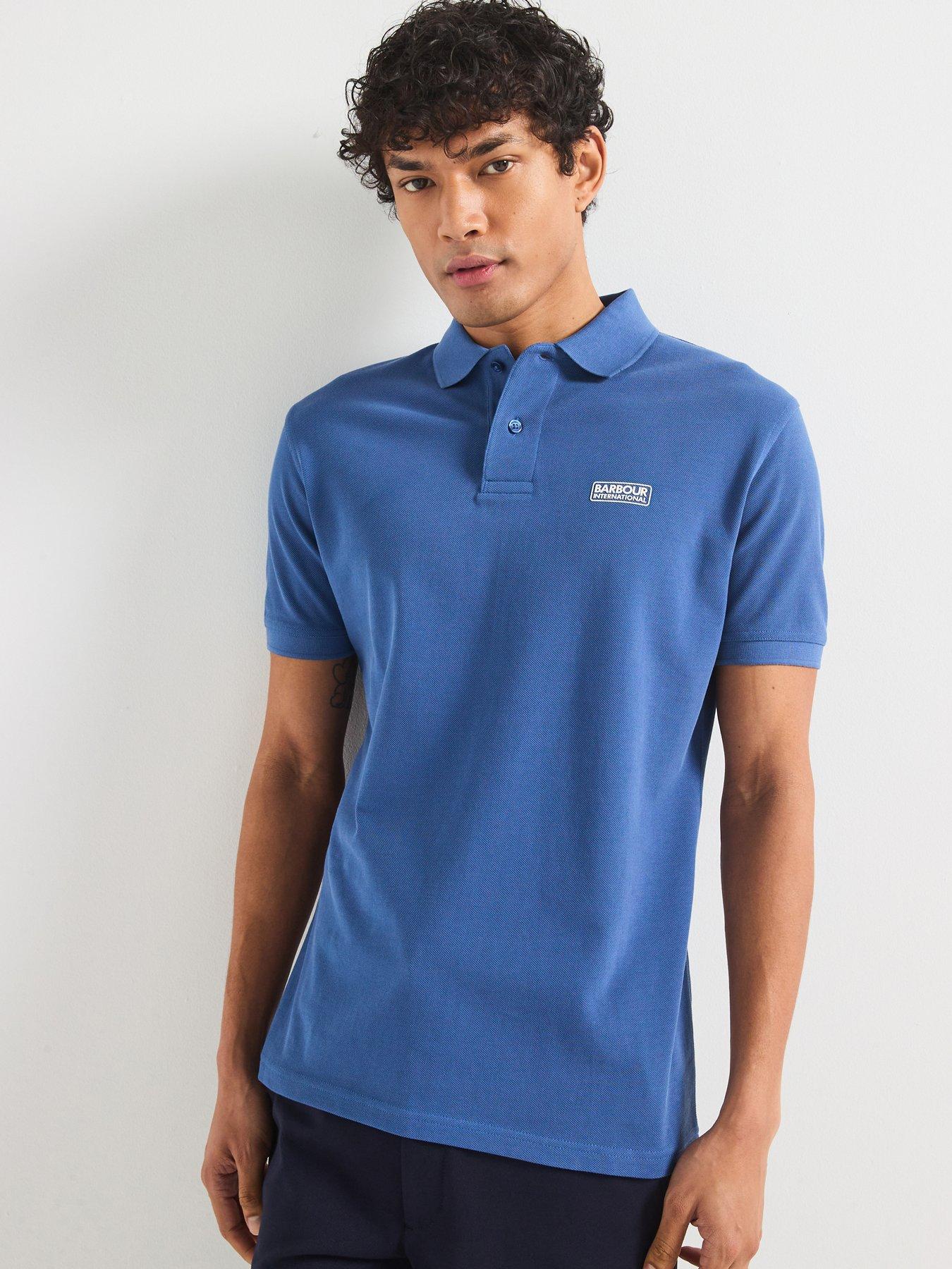 undefined Essential Polo Shirt- Blue