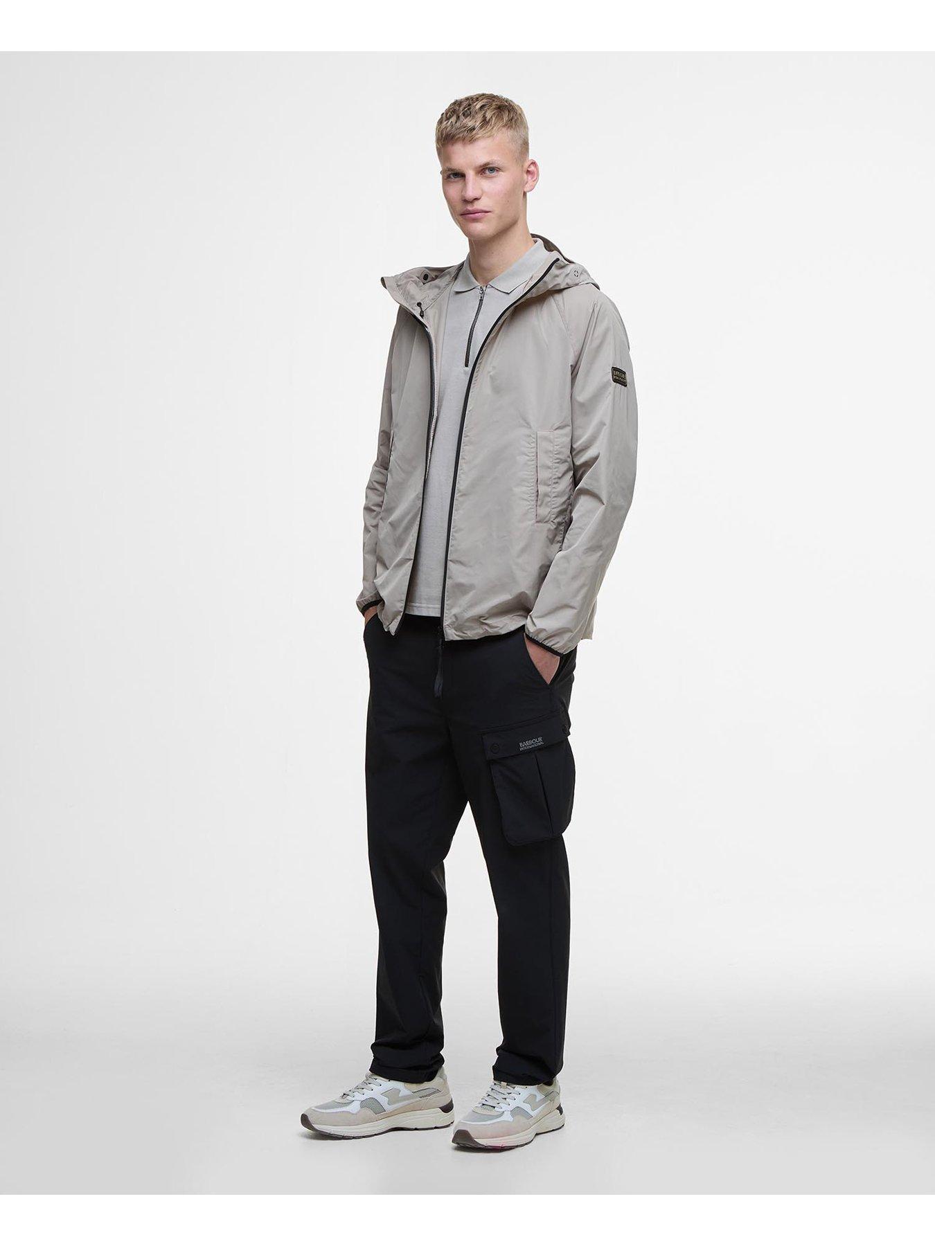 Image 3 of 6 of Barbour International Porter Showerproof Jacket- Beige