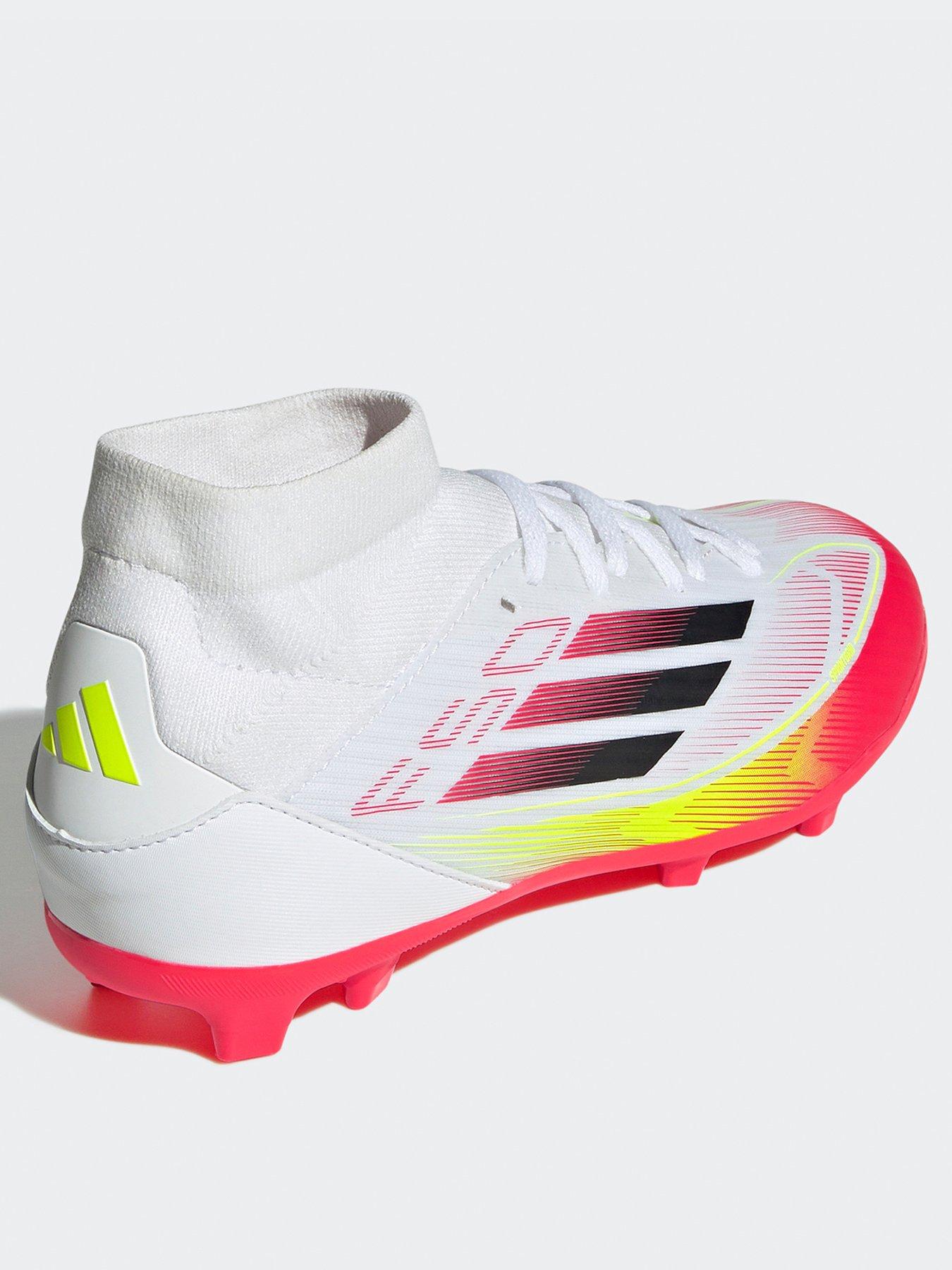 Image 3 of 6 of adidas Junior F50 League Midi Firm Ground Football Boot - White