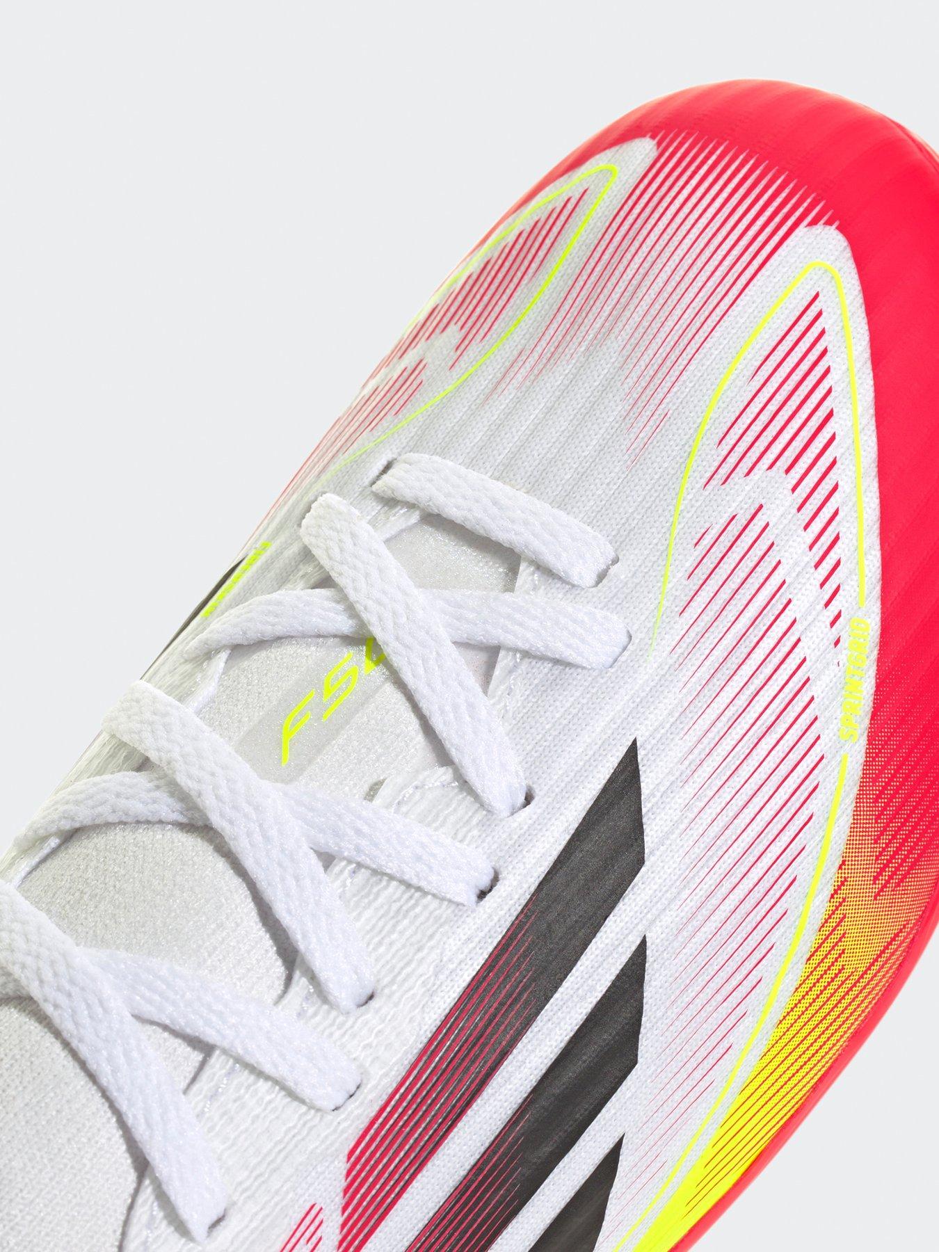 Image 6 of 6 of adidas Junior F50 League Midi Firm Ground Football Boot - White