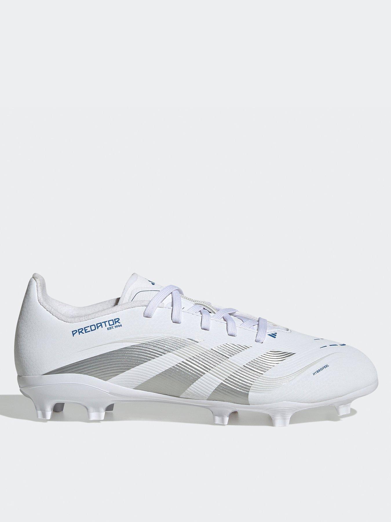 adidas Junior Predator League Firm Ground Football Boot - White