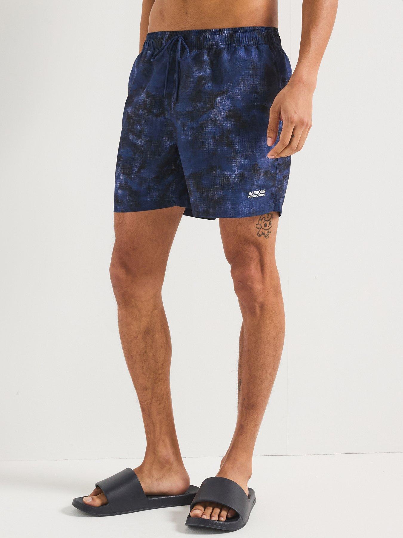 undefined Camo Ikat Swimshort- Navy